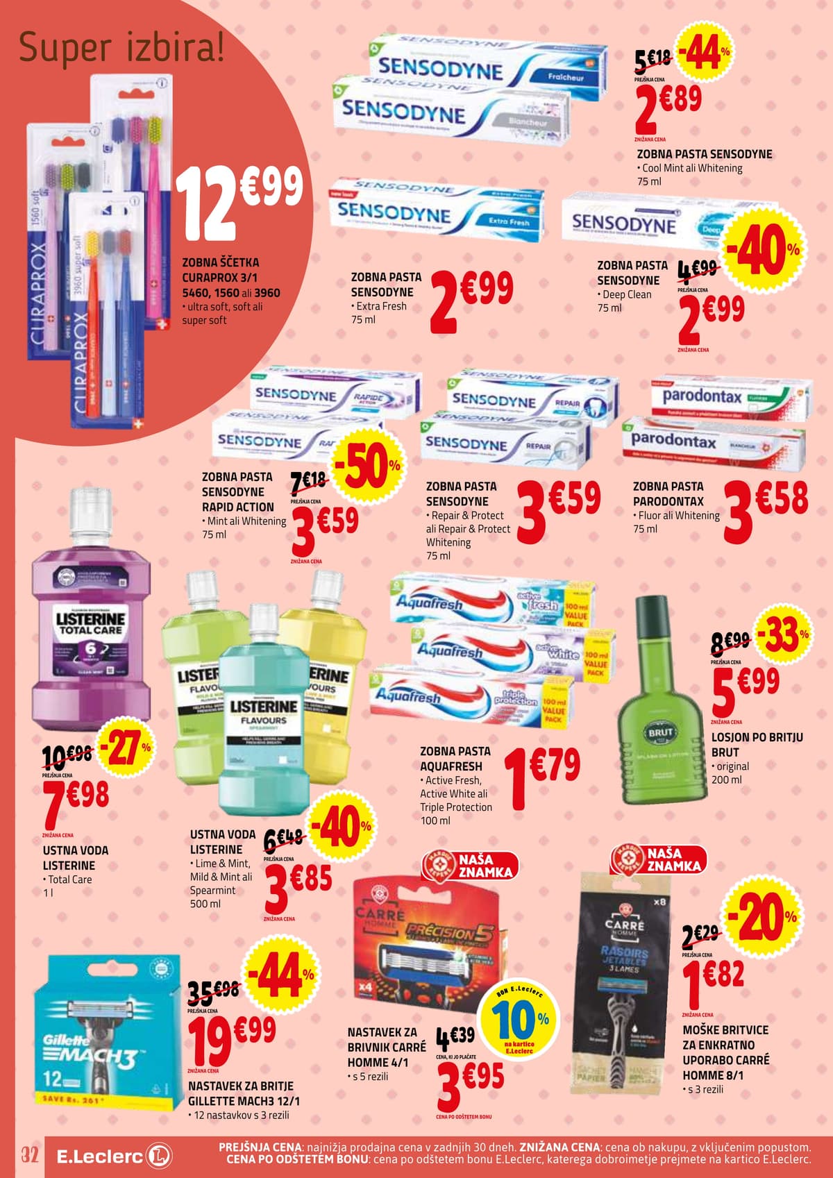 Stran 32. E.Leclerc kataloga - Tedenska Akcija od 05.03.2026.