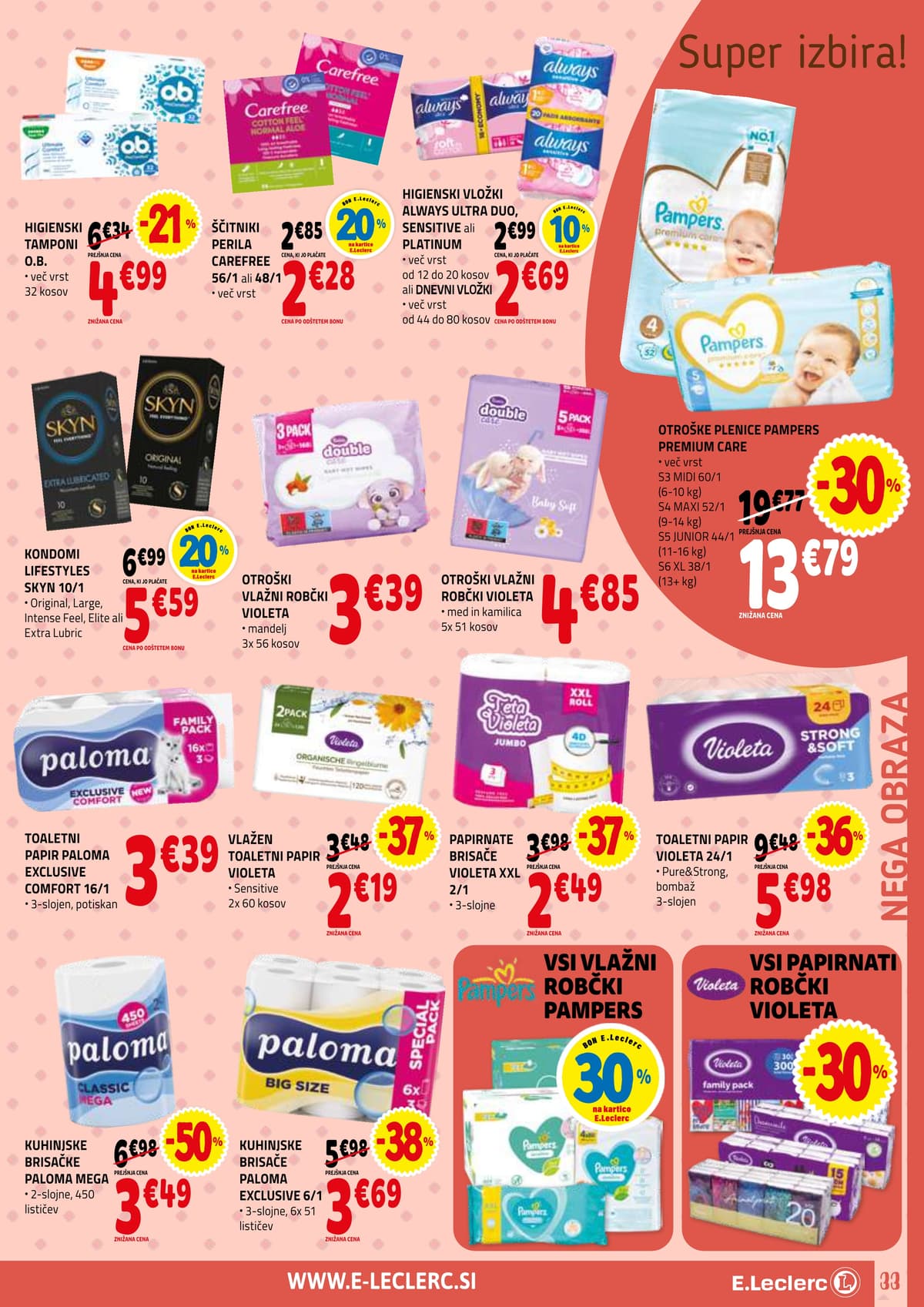Stran 33. E.Leclerc kataloga - Tedenska Akcija od 05.03.2026.