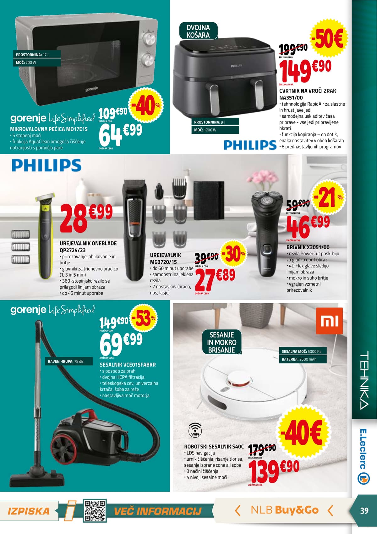 Stran 39. E.Leclerc kataloga - Tedenska Akcija od 05.03.2026.