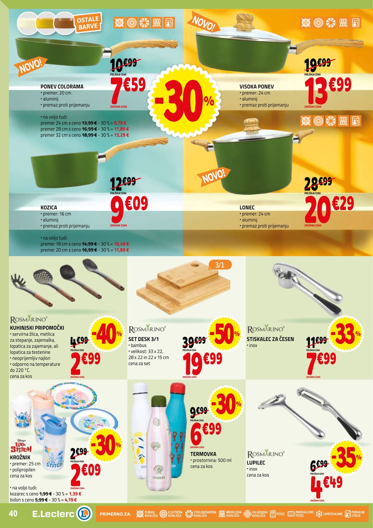 Stran 40. E.Leclerc kataloga - Tedenska Akcija od 05.03.2026.