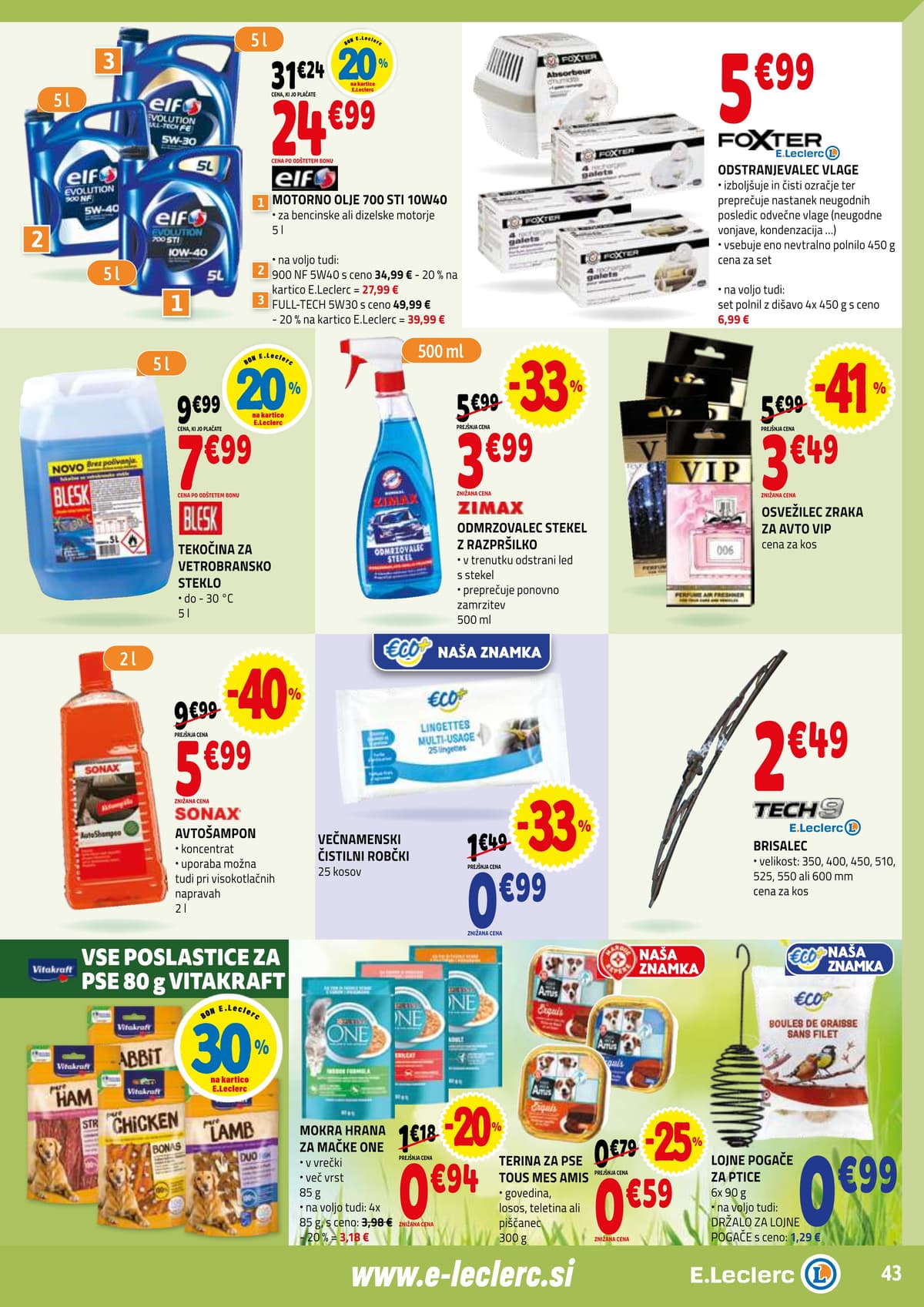 Stran 43. E.Leclerc kataloga - Tedenska Akcija od 05.03.2026.