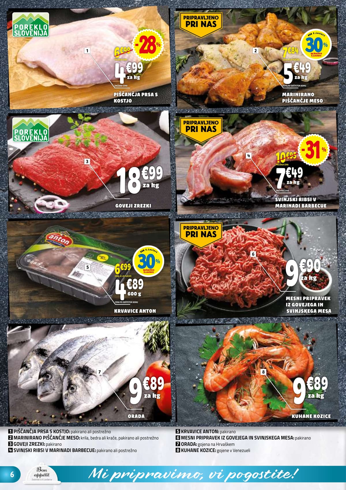 Stran 6. E.Leclerc kataloga - Tedenska Akcija od 05.03.2026.