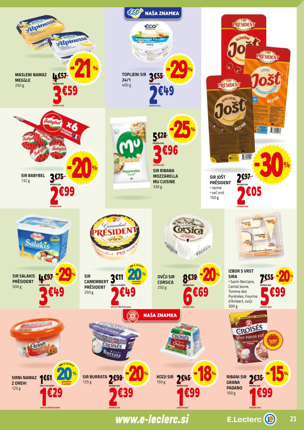 Stran 21. E.Leclerc kataloga - Akcijska ponudba od 05.03.2026.