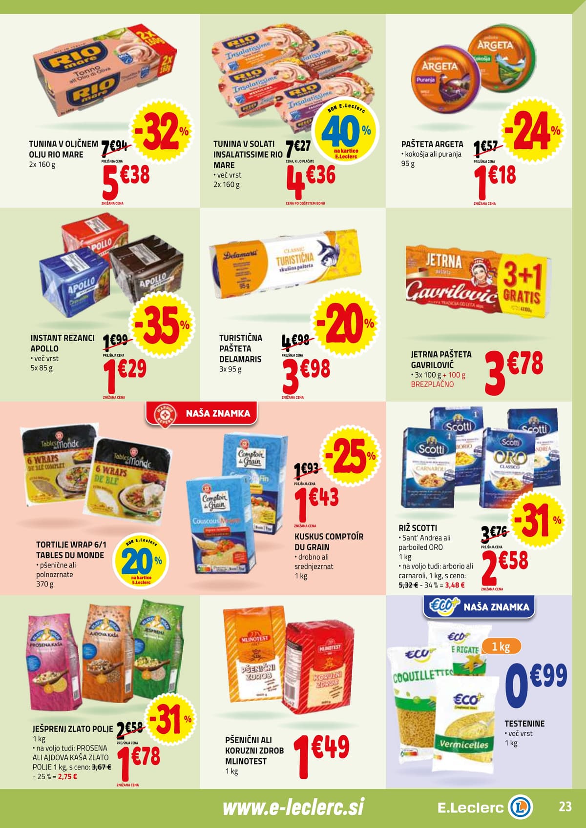 Stran 23. E.Leclerc kataloga - Akcijska ponudba od 05.03.2026.