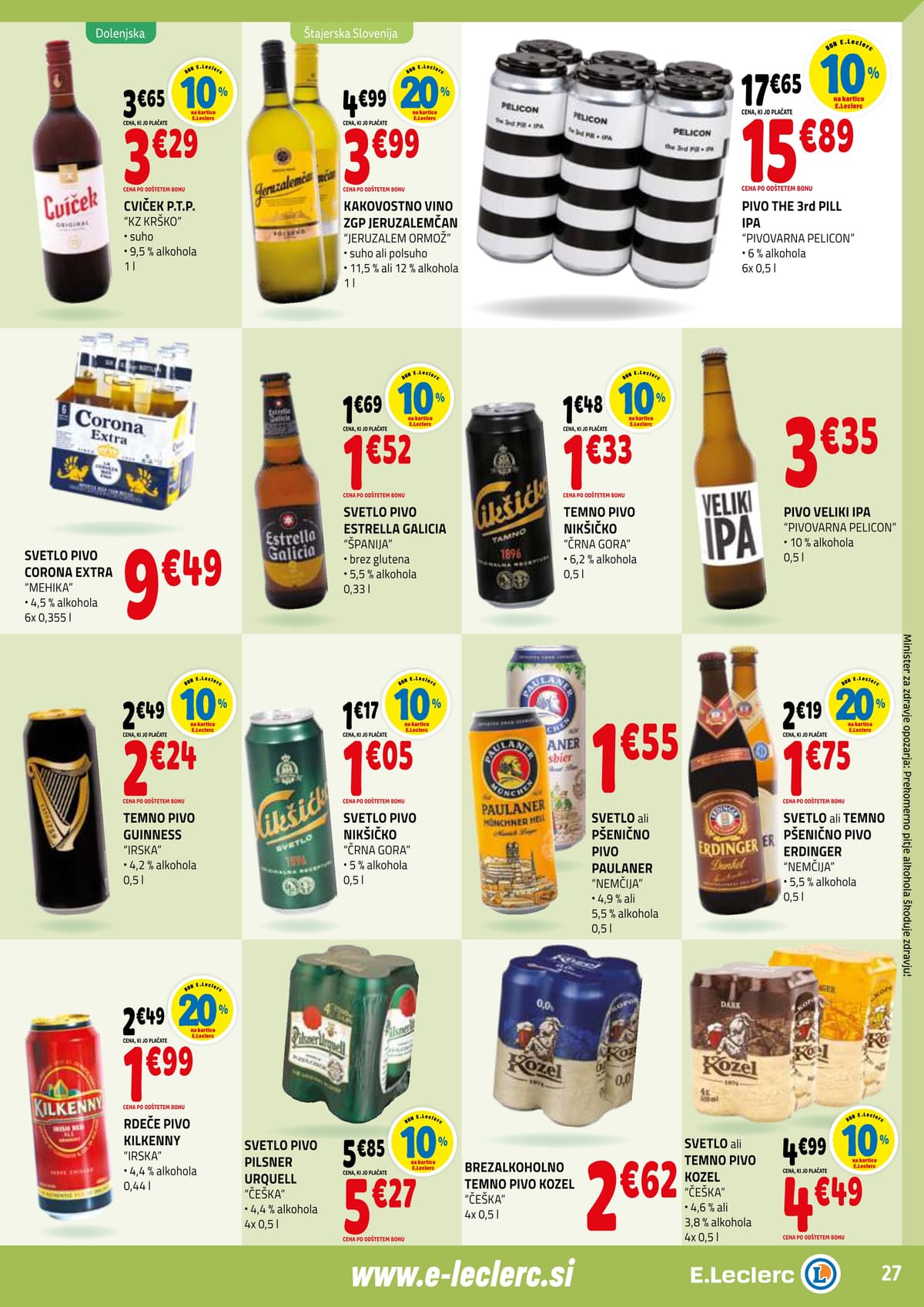 Stran 27. E.Leclerc kataloga - Akcijska ponudba od 05.03.2026.