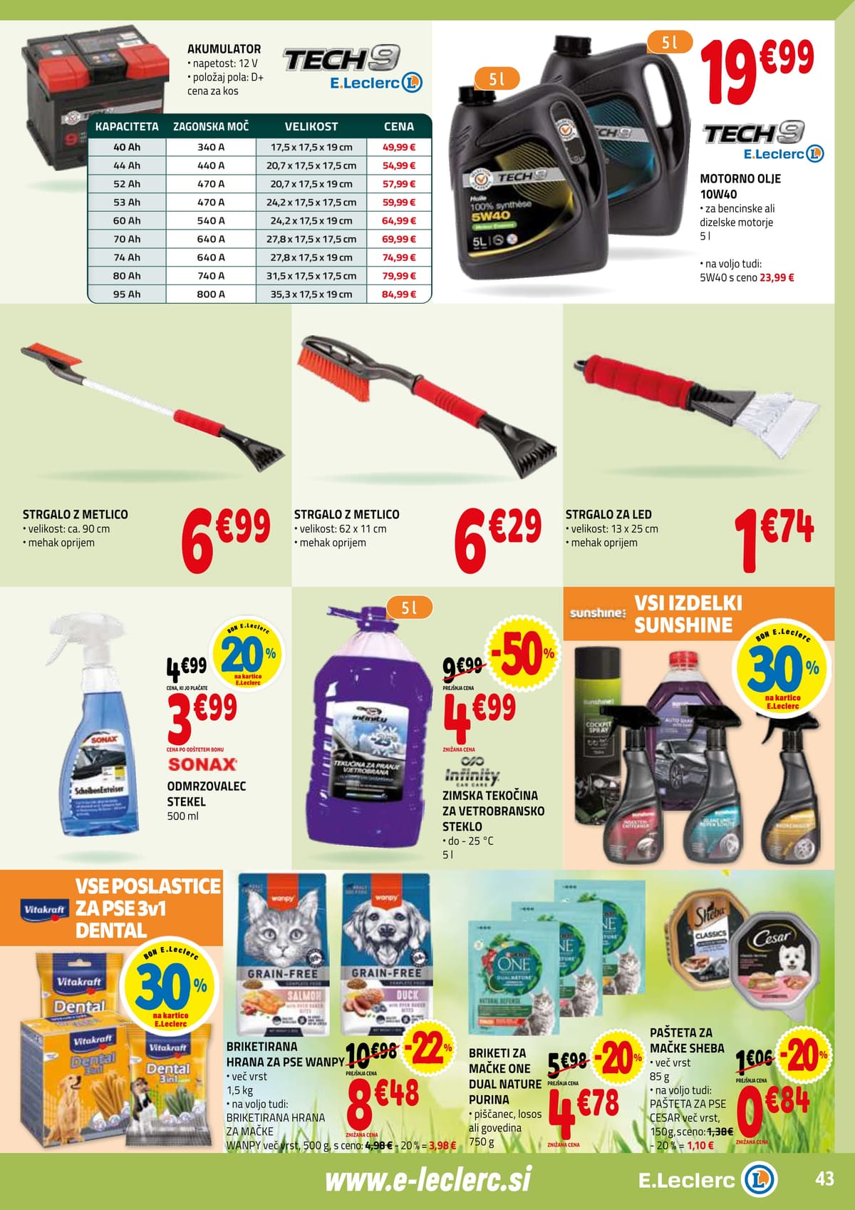 Stran 43. E.Leclerc kataloga - Akcijska ponudba od 05.03.2026.