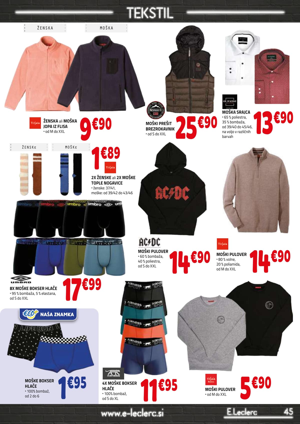 Stran 45. E.Leclerc kataloga - Akcijska ponudba od 05.03.2026.
