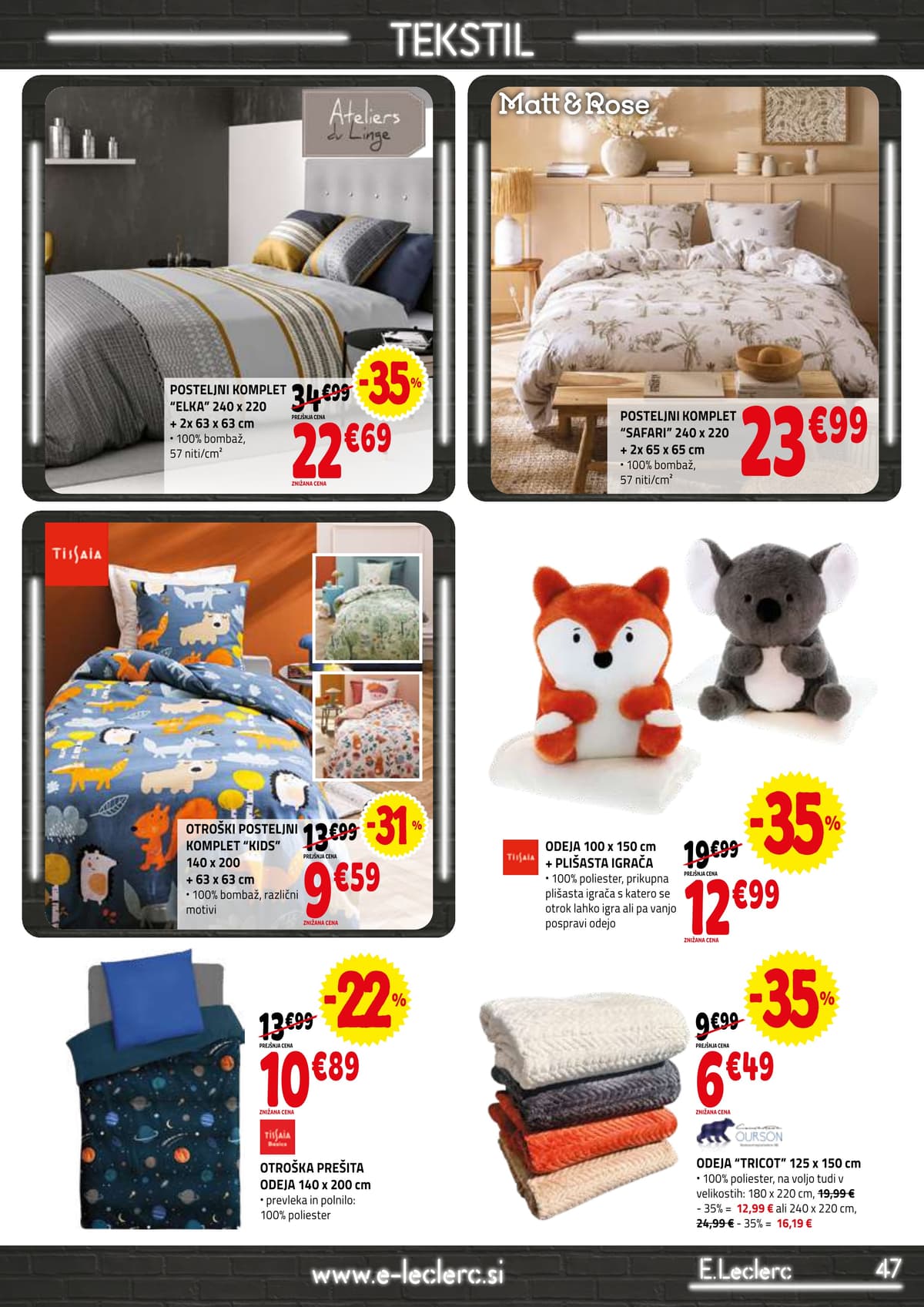 Stran 47. E.Leclerc kataloga - Akcijska ponudba od 05.03.2026.