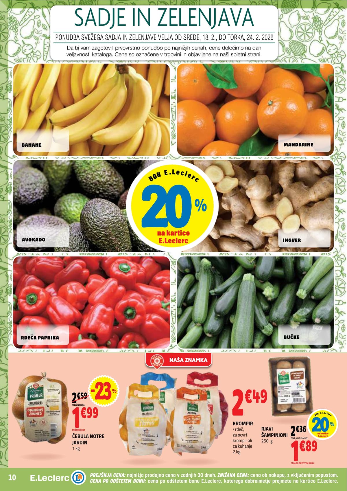 Stran 10. E.Leclerc kataloga - Akcijska Ponudba od 17.02.2026.