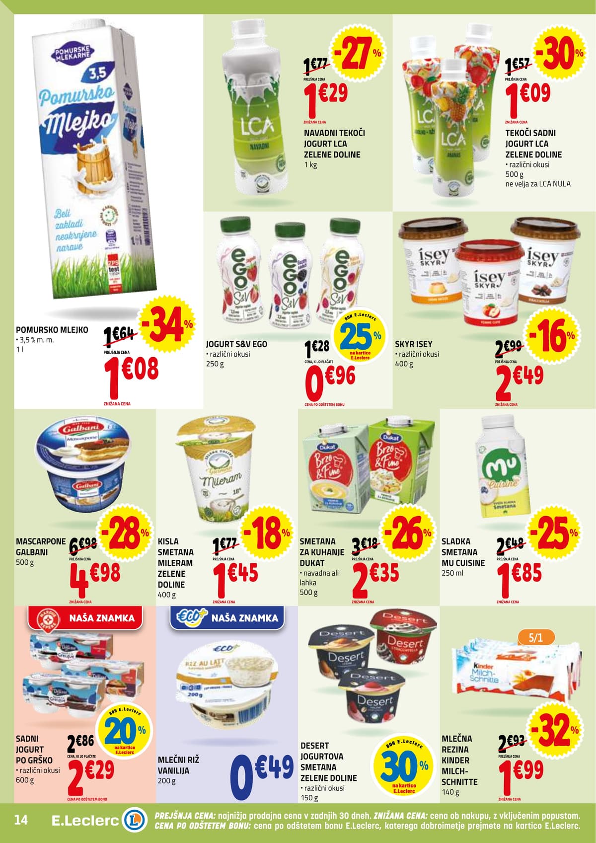 Stran 14. E.Leclerc kataloga - Akcijska Ponudba od 17.02.2026.