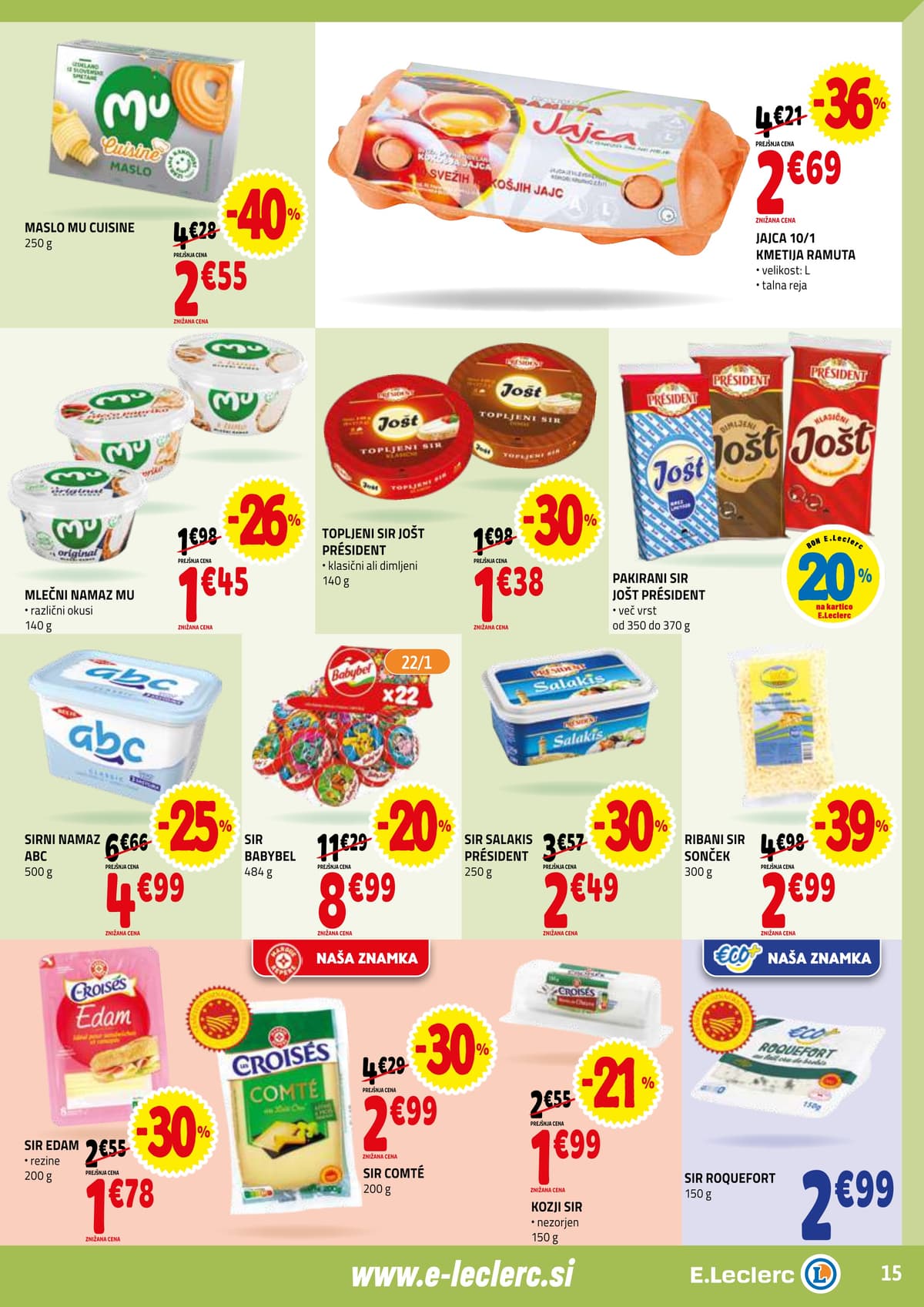 Stran 15. E.Leclerc kataloga - Akcijska Ponudba od 17.02.2026.
