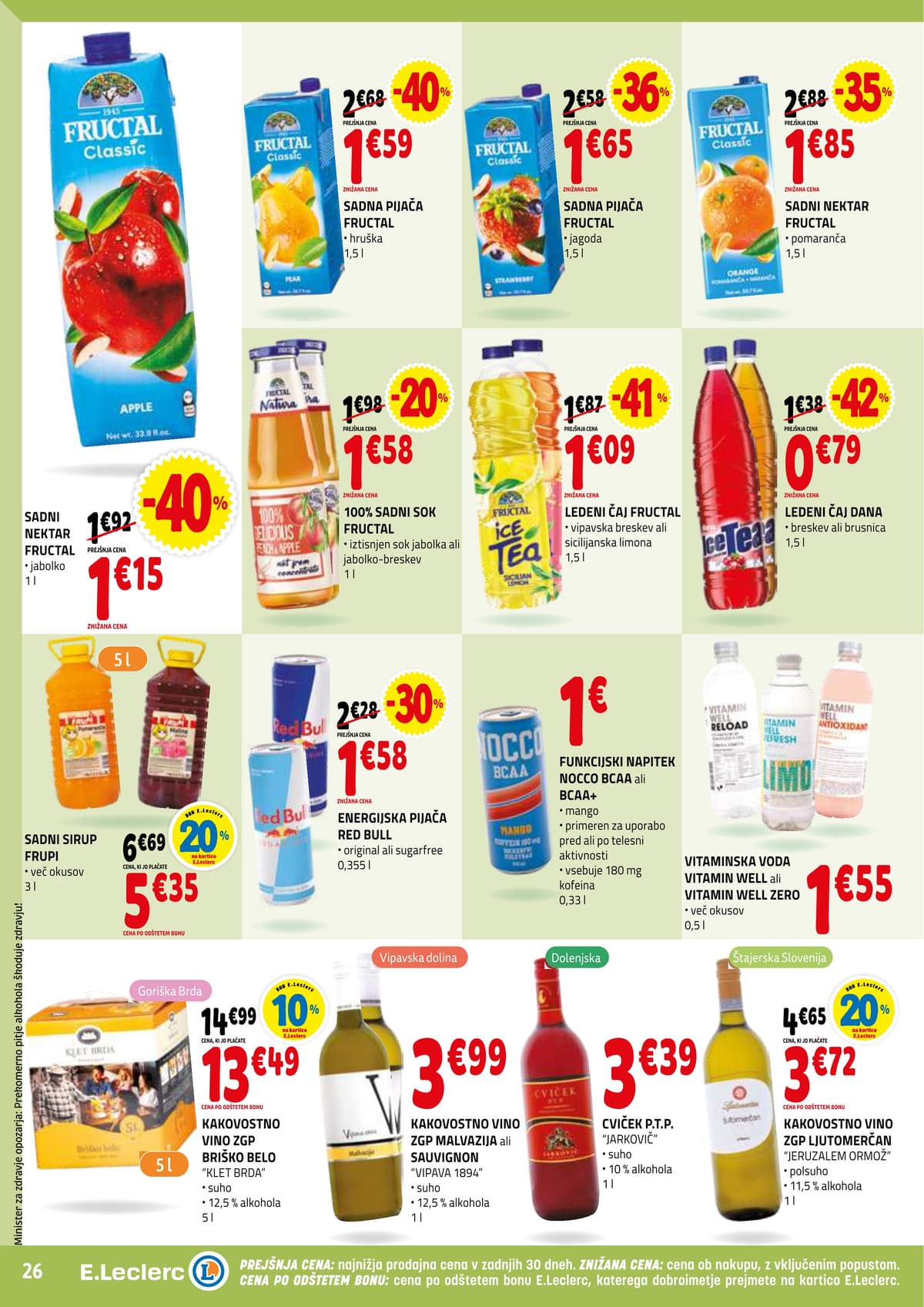 Stran 26. E.Leclerc kataloga - Akcijska Ponudba od 17.02.2026.