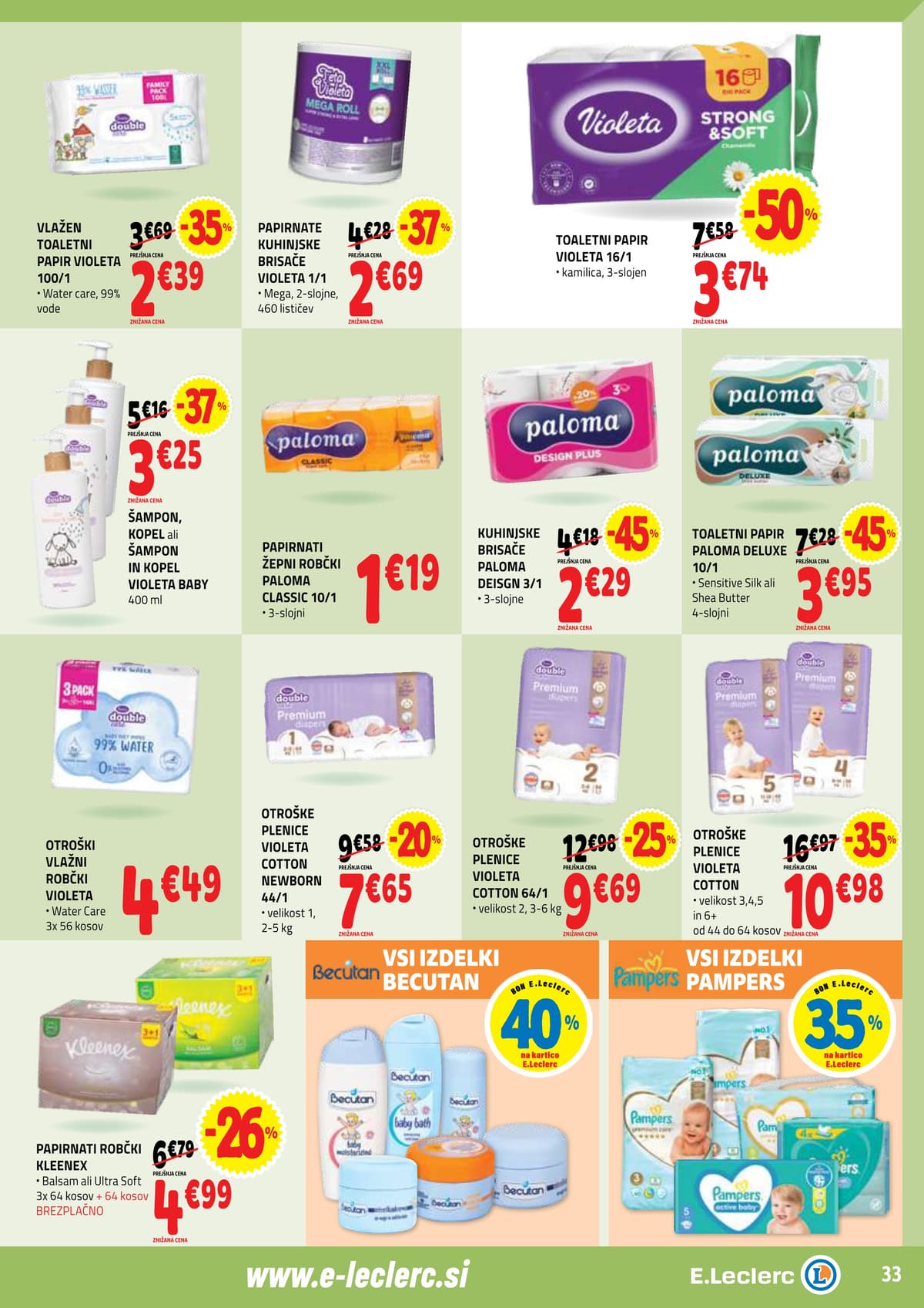 Stran 33. E.Leclerc kataloga - Akcijska Ponudba od 17.02.2026.