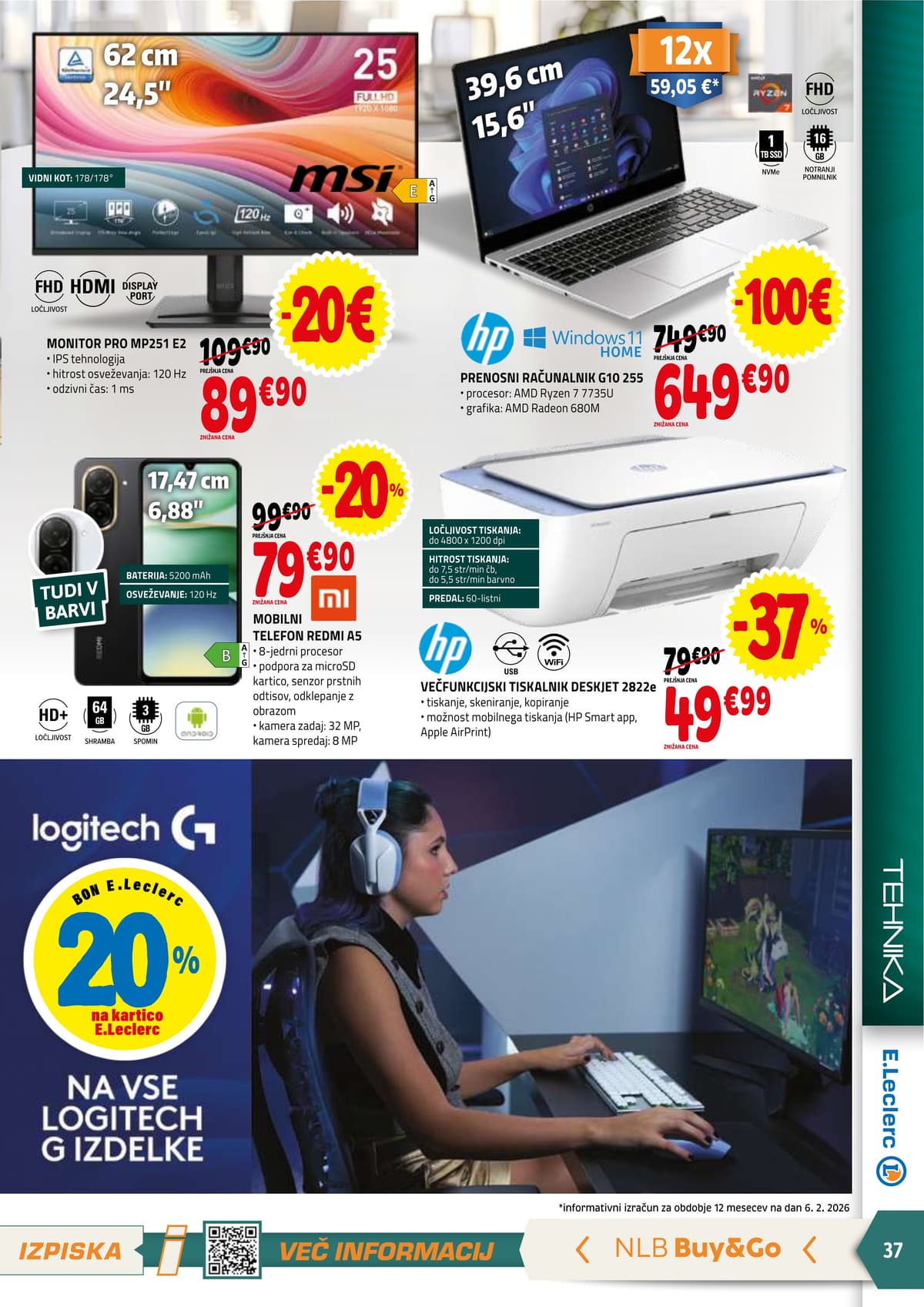 Stran 37. E.Leclerc kataloga - Akcijska Ponudba od 17.02.2026.