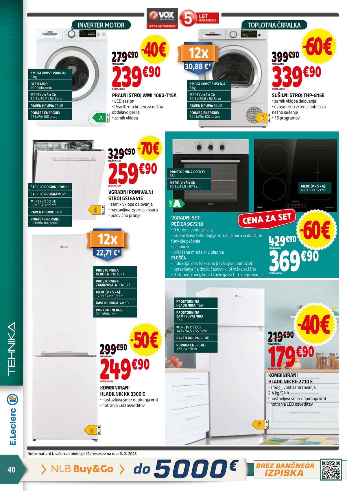 Stran 40. E.Leclerc kataloga - Akcijska Ponudba