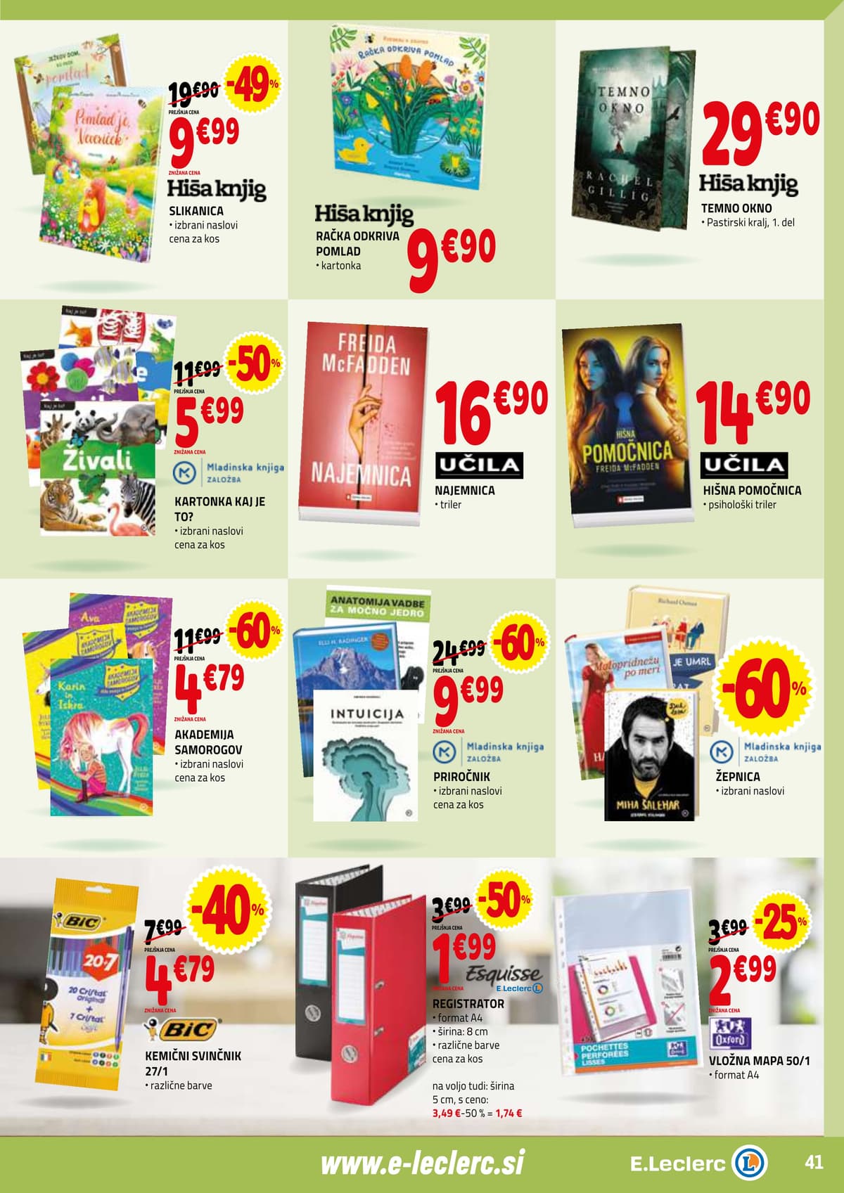 Stran 41. E.Leclerc kataloga - Akcijska Ponudba
