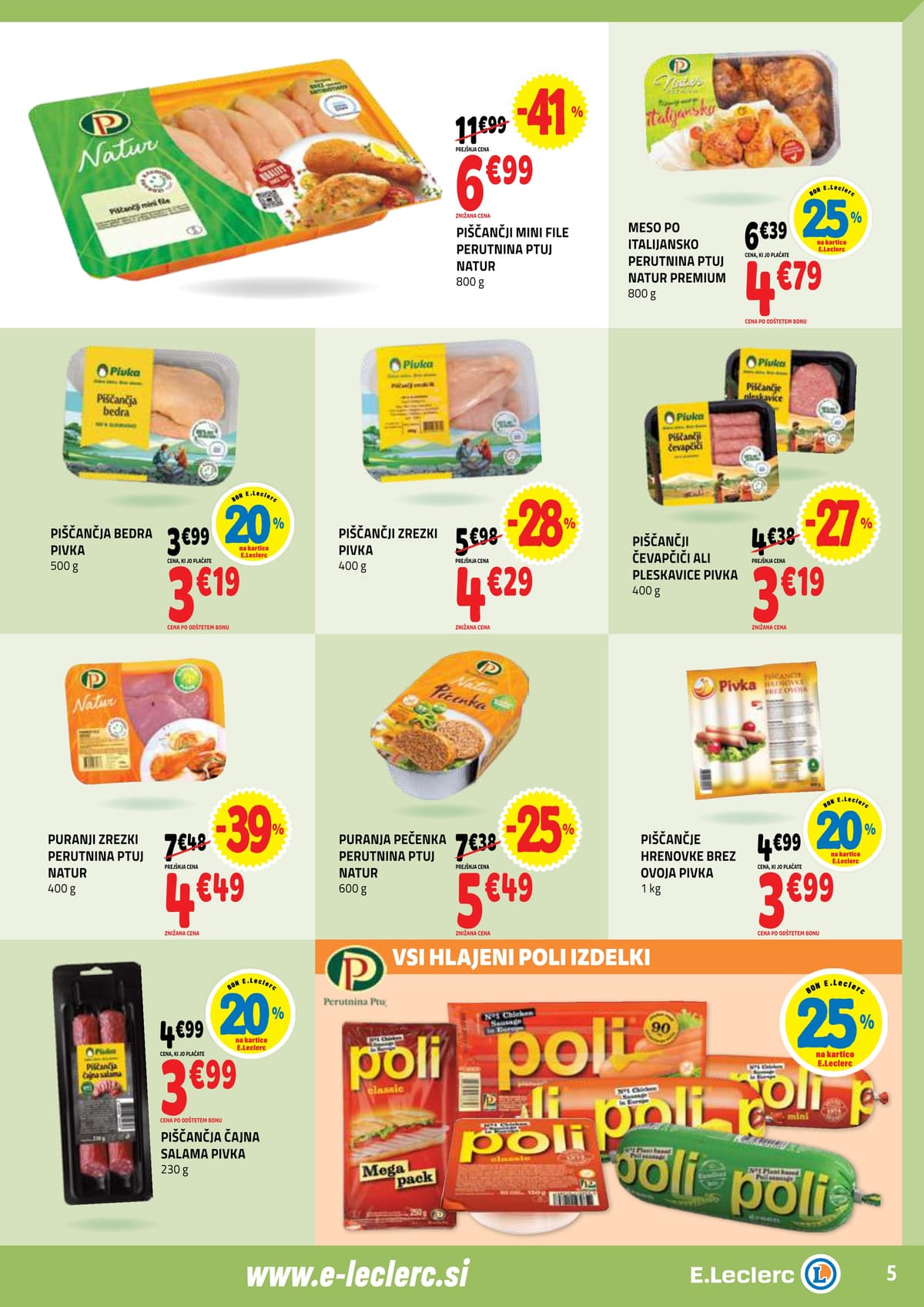 Stran 5. E.Leclerc kataloga - Akcijska Ponudba od 17.02.2026.