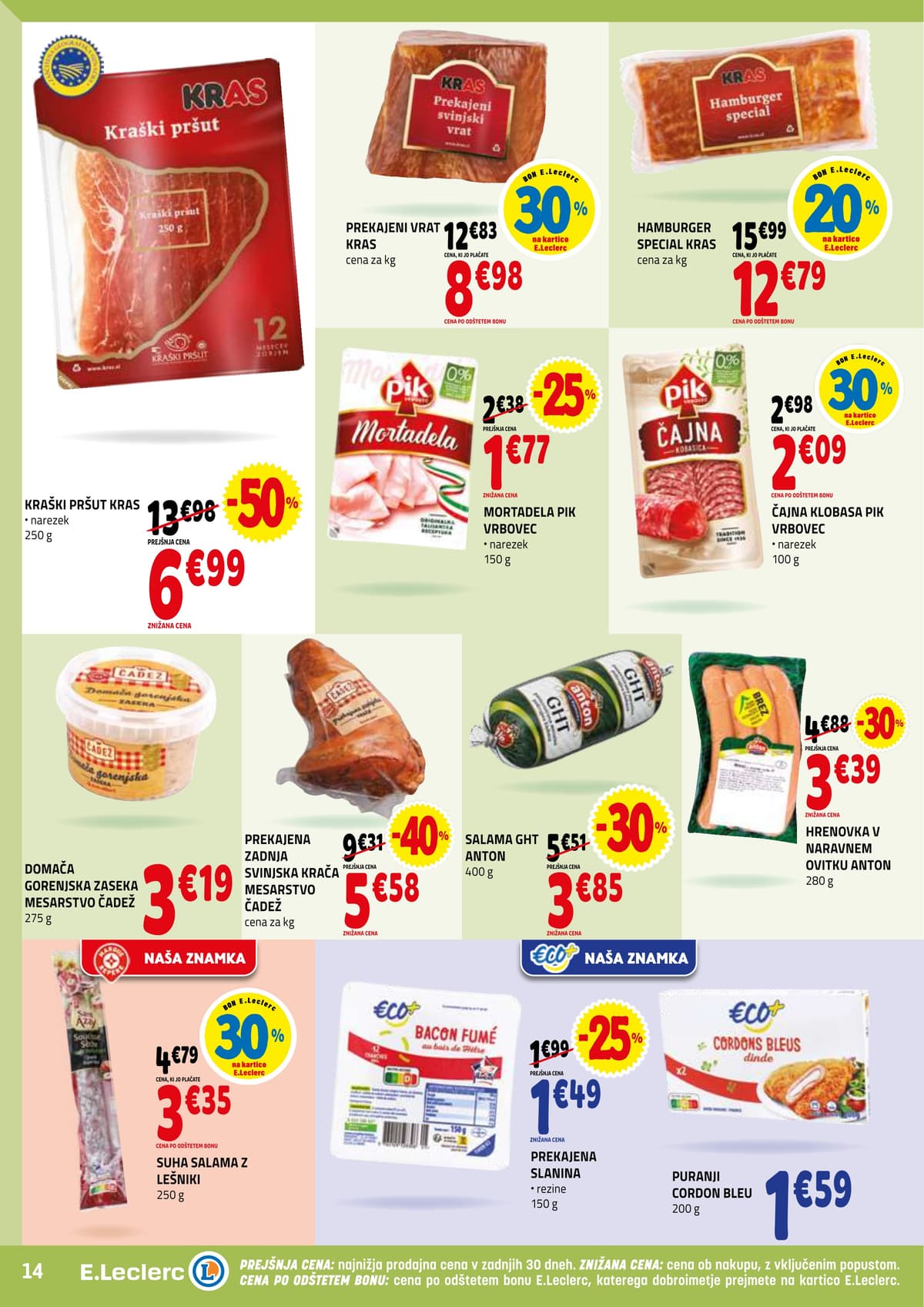 Stran 14. E.Leclerc kataloga - Ackijska Ponudba