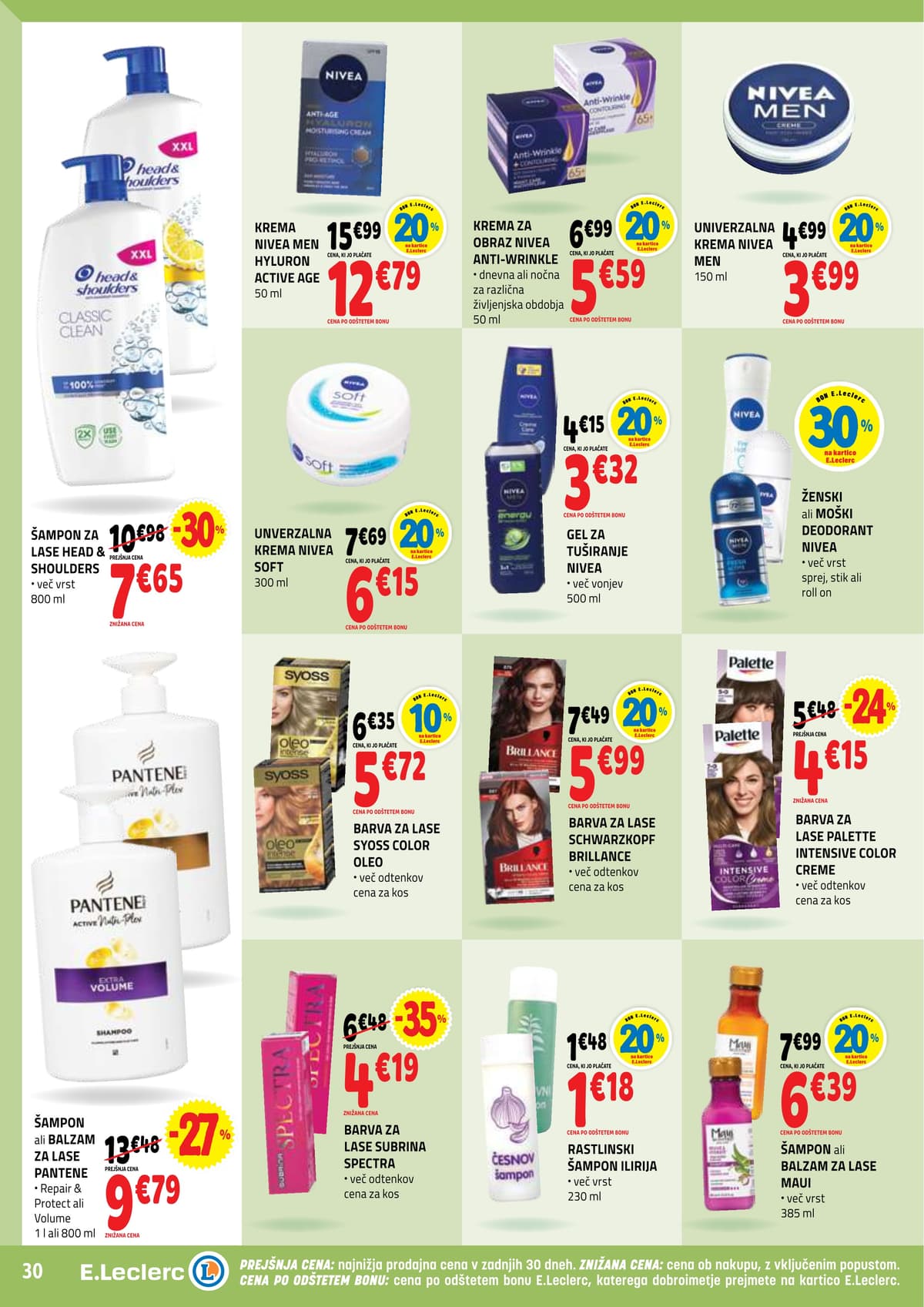 Stran 30. E.Leclerc kataloga - Ackijska Ponudba