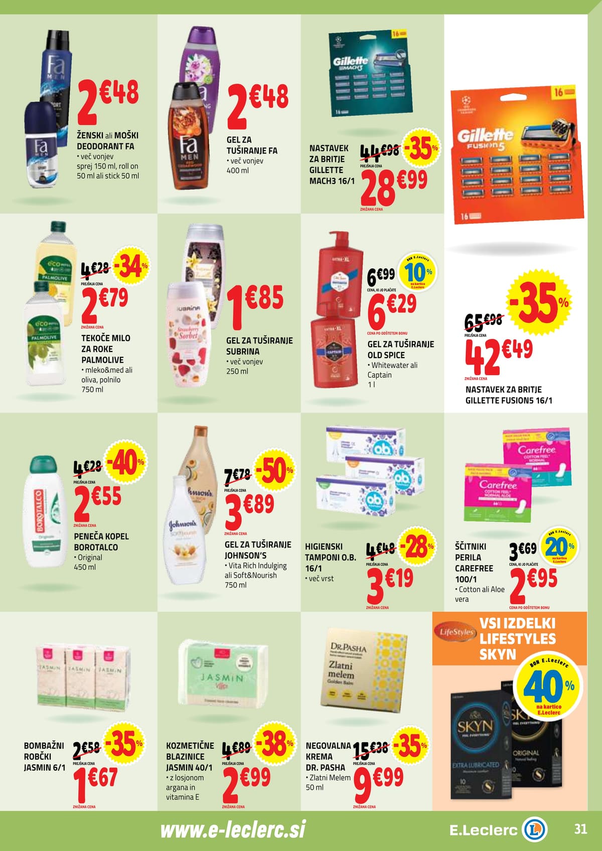 Stran 31. E.Leclerc kataloga - Ackijska Ponudba