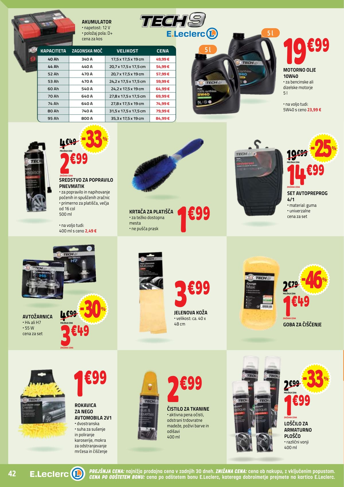 Stran 42. E.Leclerc kataloga - Ackijska Ponudba