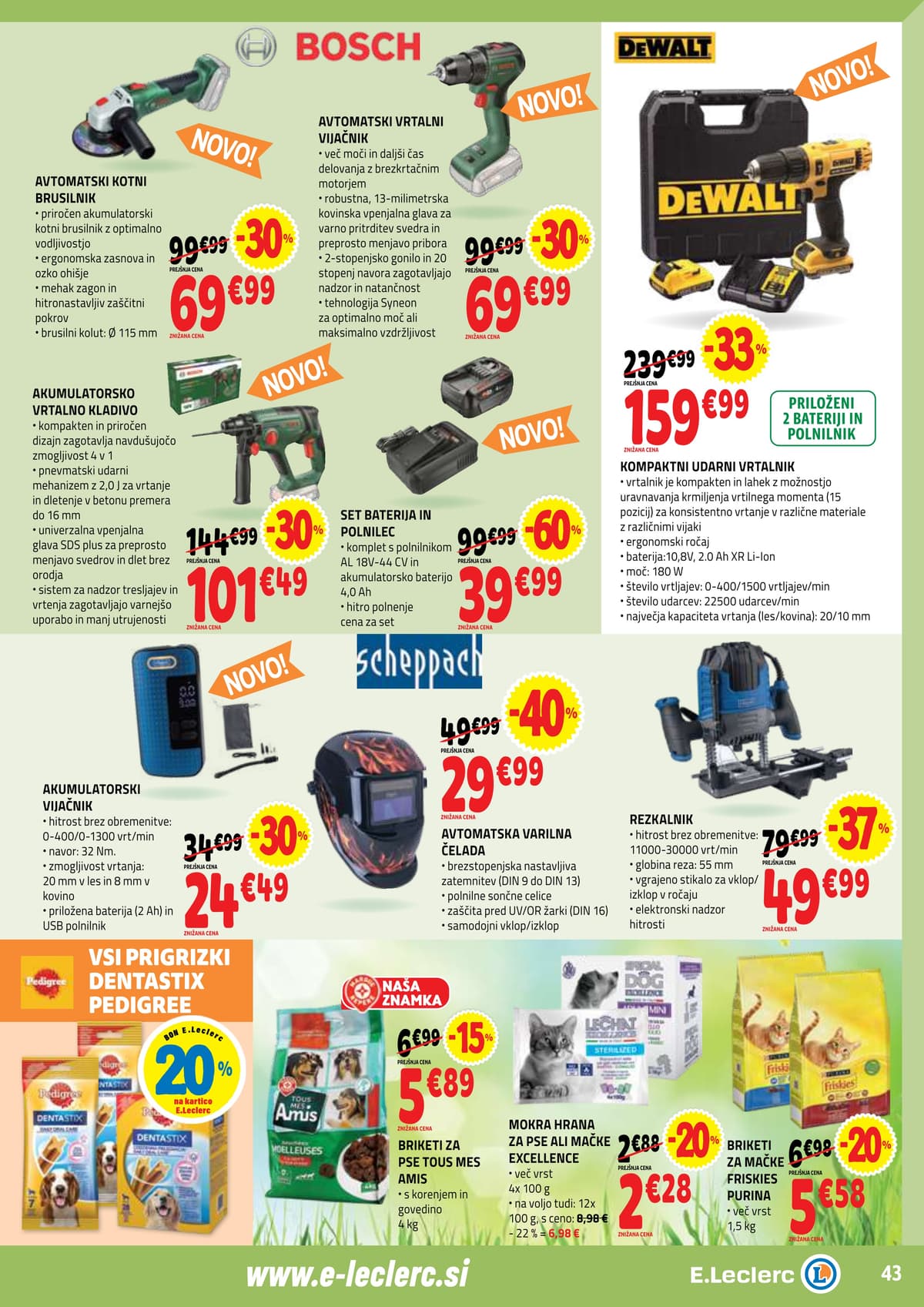 Stran 43. E.Leclerc kataloga - Ackijska Ponudba