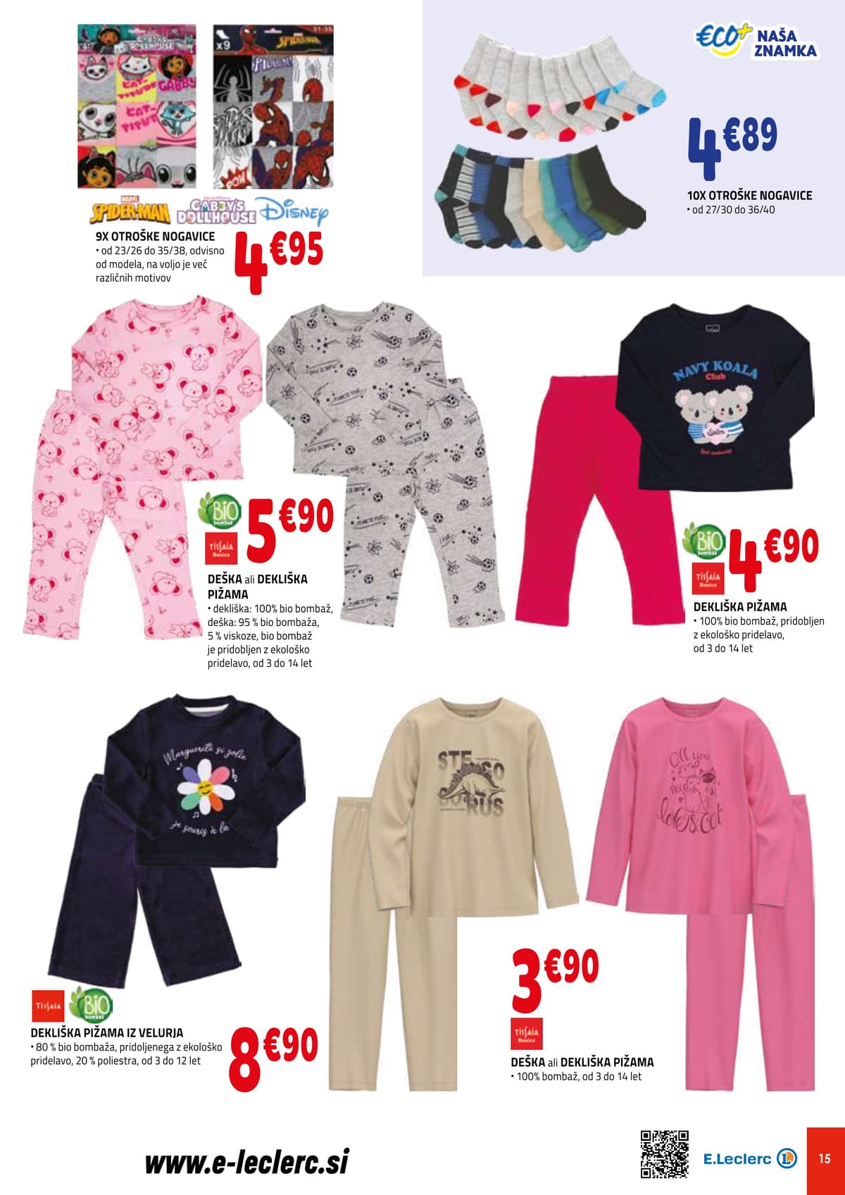 Stran 15. E.Leclerc kataloga - Pomladna modna pravljica