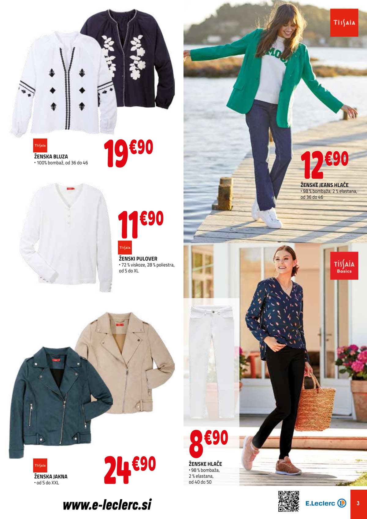 Stran 3. E.Leclerc kataloga - Pomladna modna pravljica