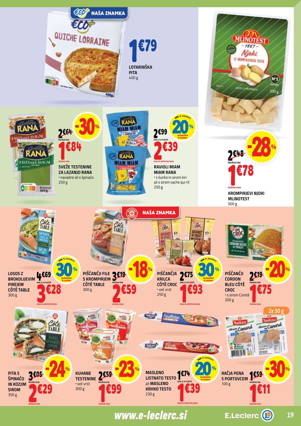 Stran 19. E.Leclerc kataloga - Akcijska Ponudba