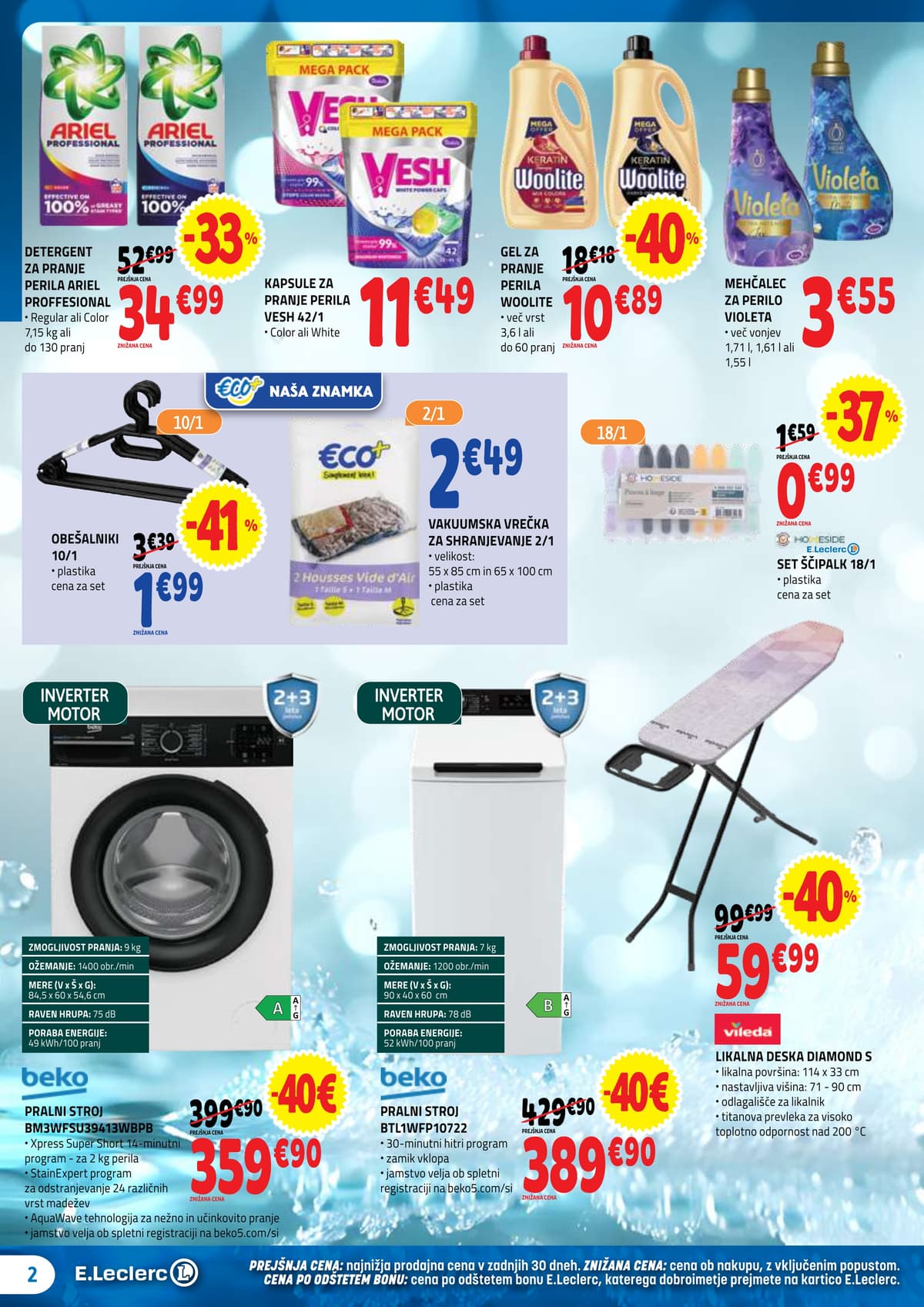 Stran 2. E.Leclerc kataloga - Akcijska Ponudba