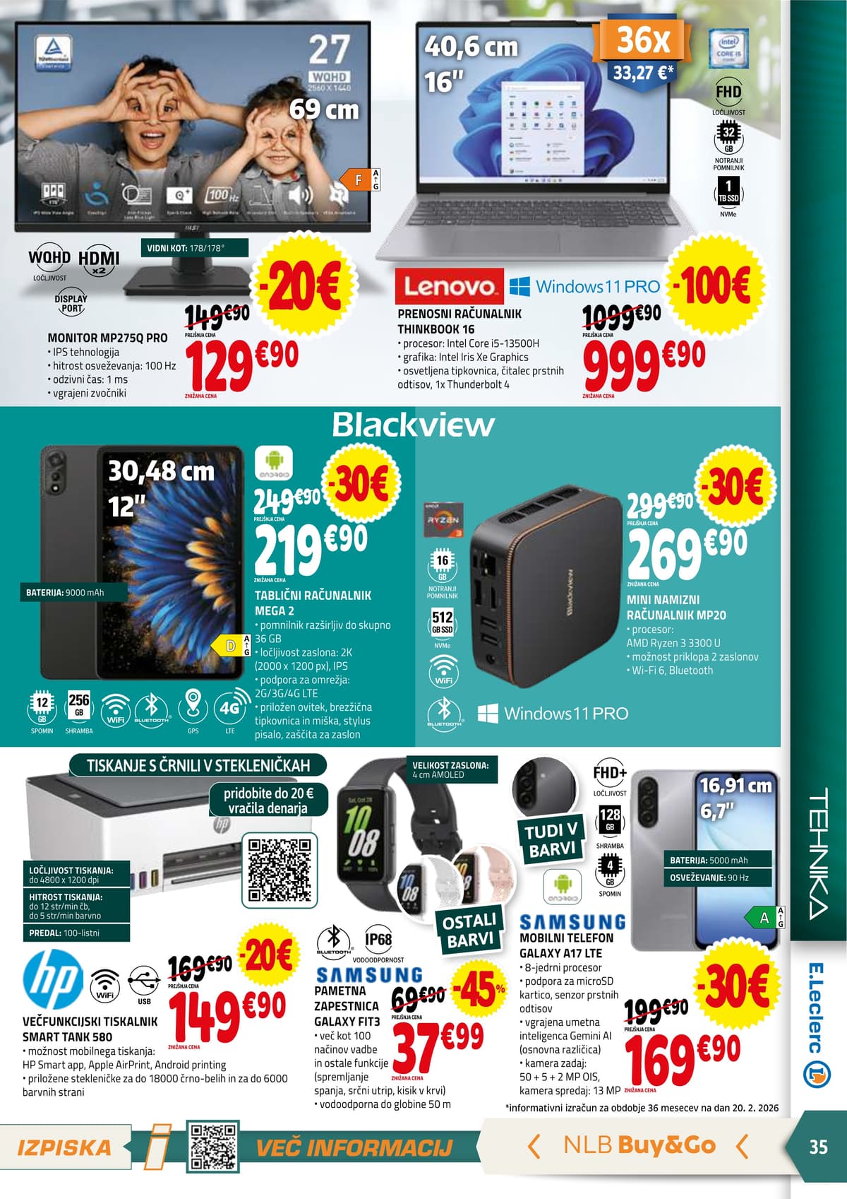 Stran 35. E.Leclerc kataloga - Akcijska Ponudba