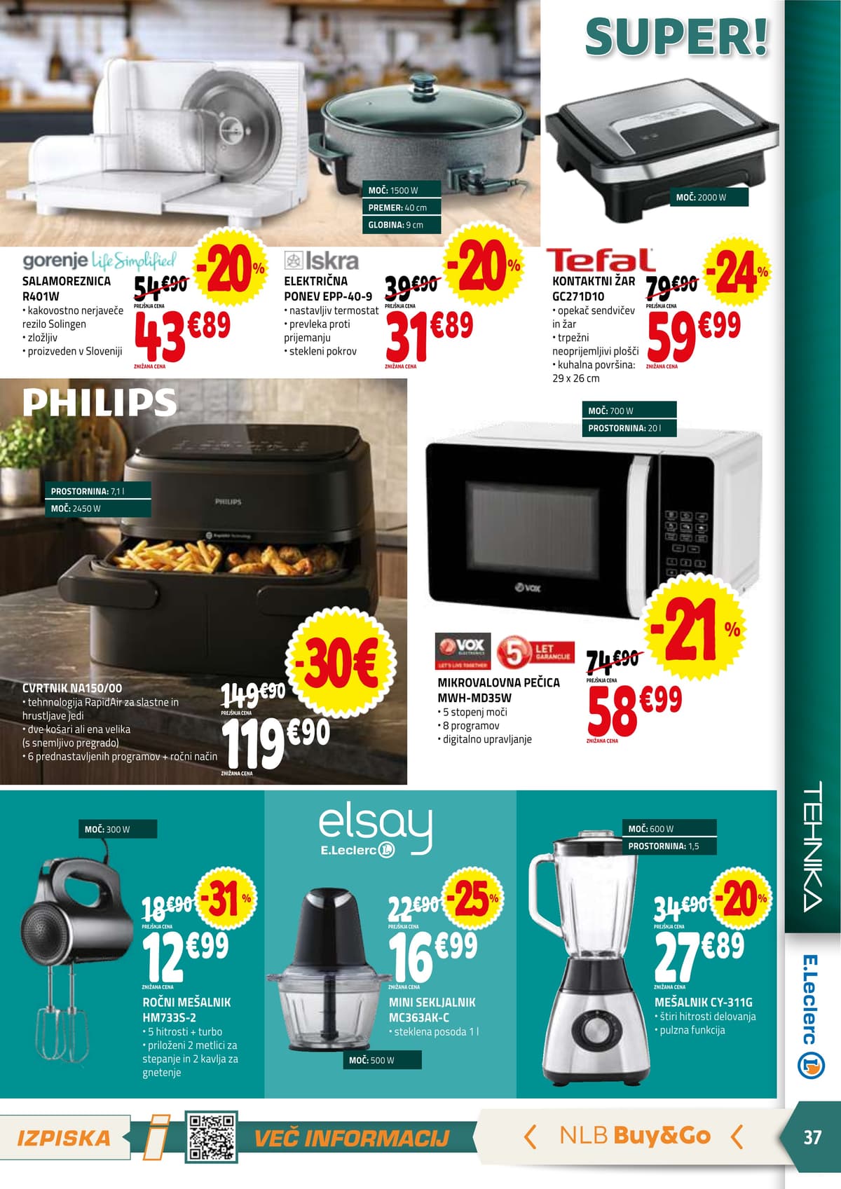 Stran 37. E.Leclerc kataloga - Akcijska Ponudba