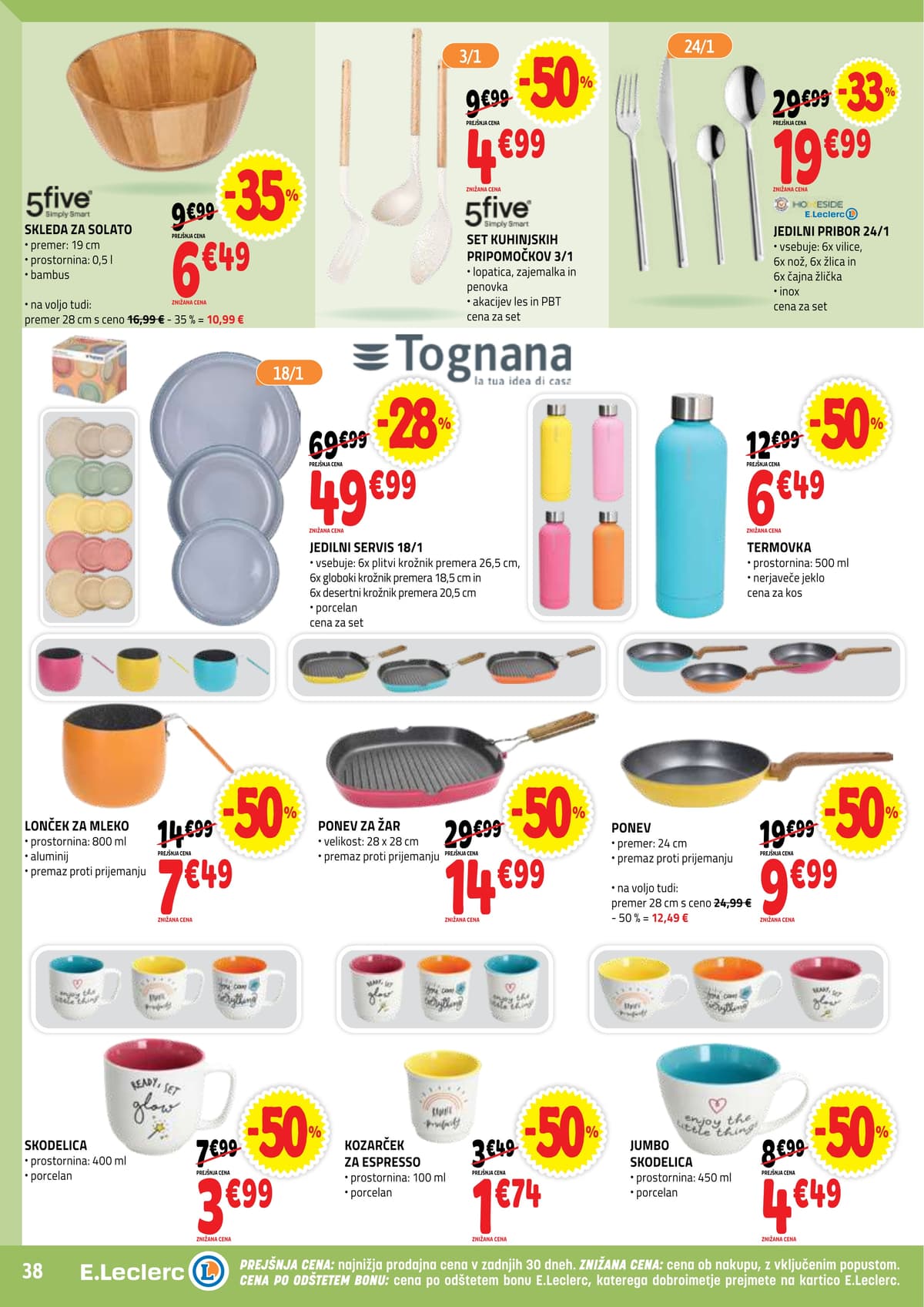 Stran 38. E.Leclerc kataloga - Akcijska Ponudba