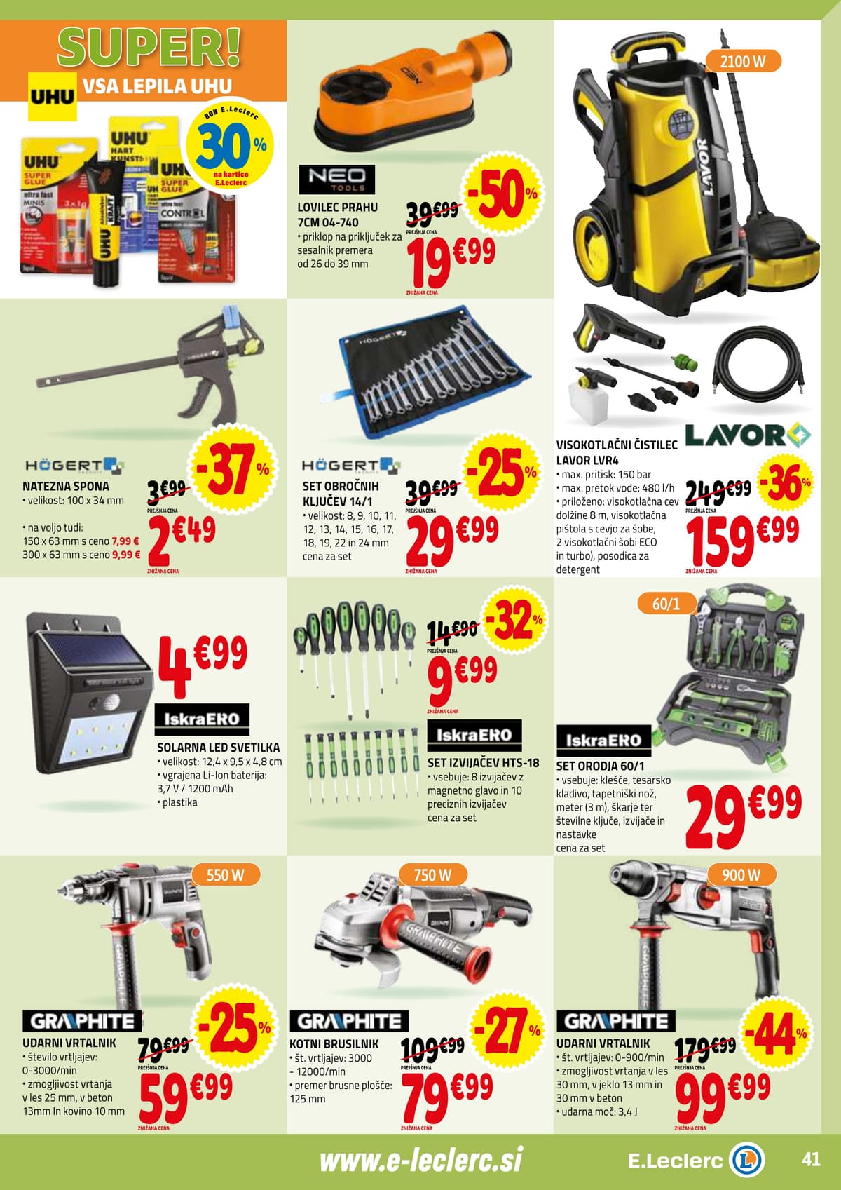 Stran 41. E.Leclerc kataloga - Akcijska Ponudba