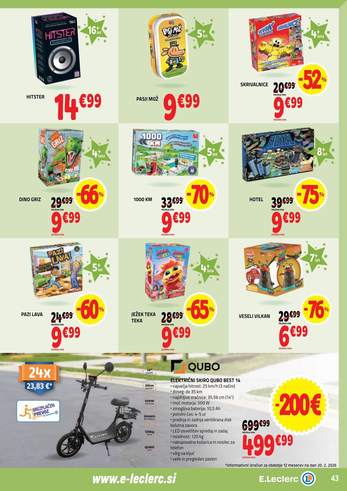 Stran 43. E.Leclerc kataloga - Akcijska Ponudba