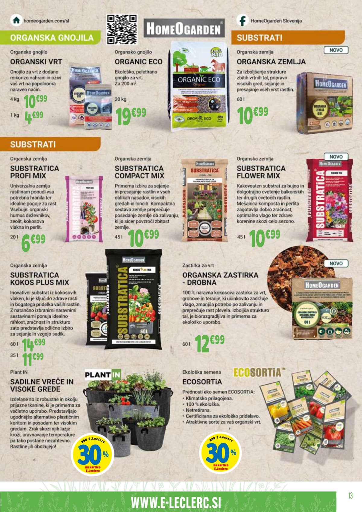 Stran 13. E.Leclerc kataloga - Vrt od 03.03.2026.