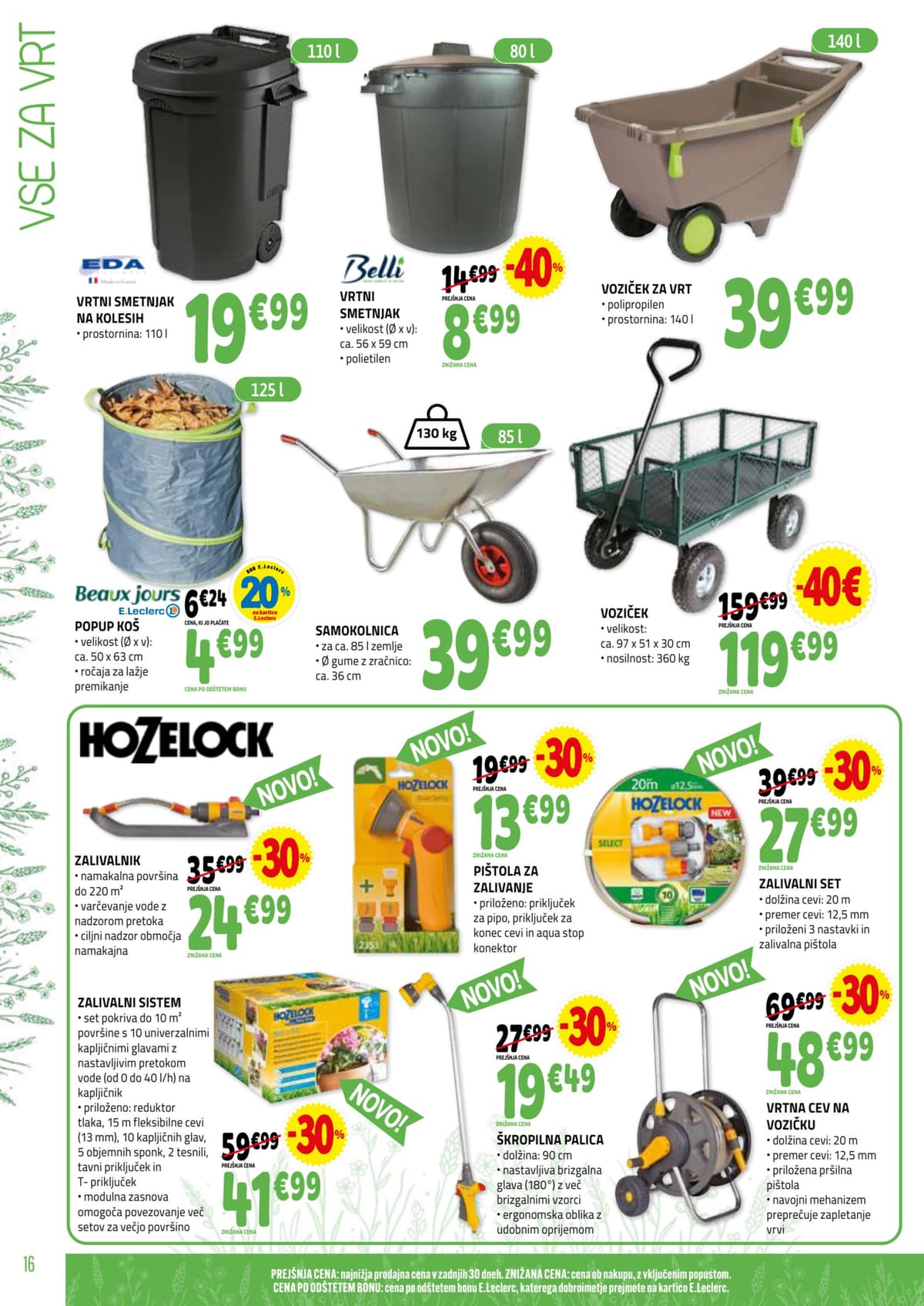 Stran 16. E.Leclerc kataloga - Vrt od 03.03.2026.