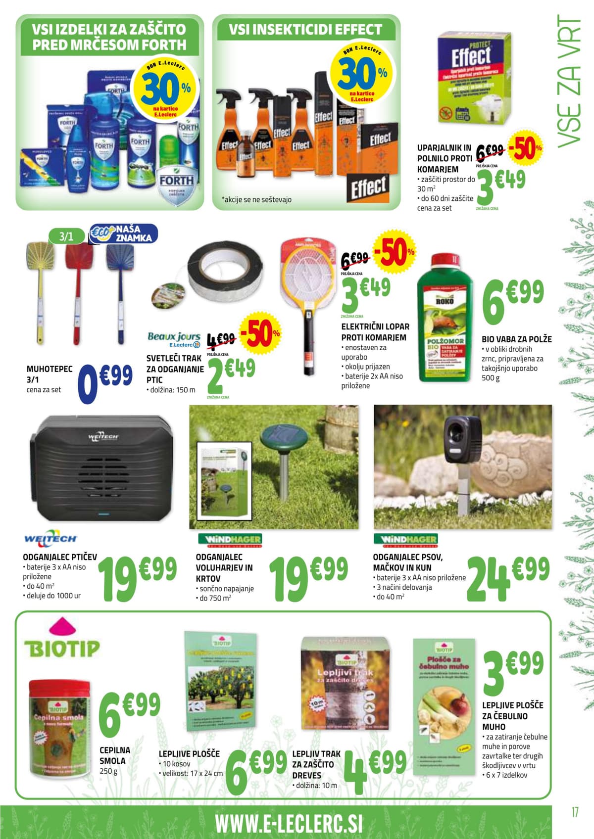 Stran 17. E.Leclerc kataloga - Vrt