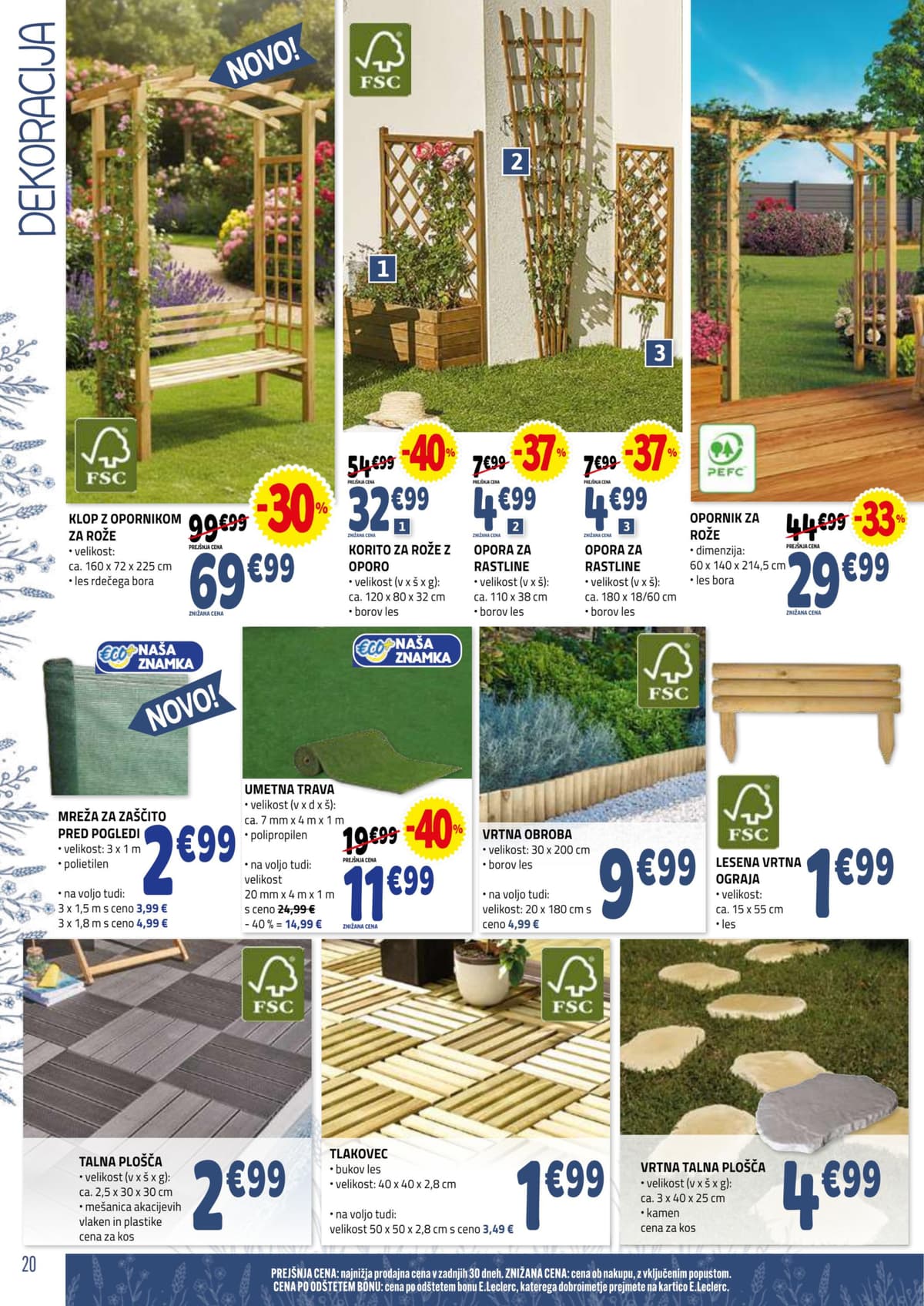 Stran 20. E.Leclerc kataloga - Vrt od 03.03.2026.
