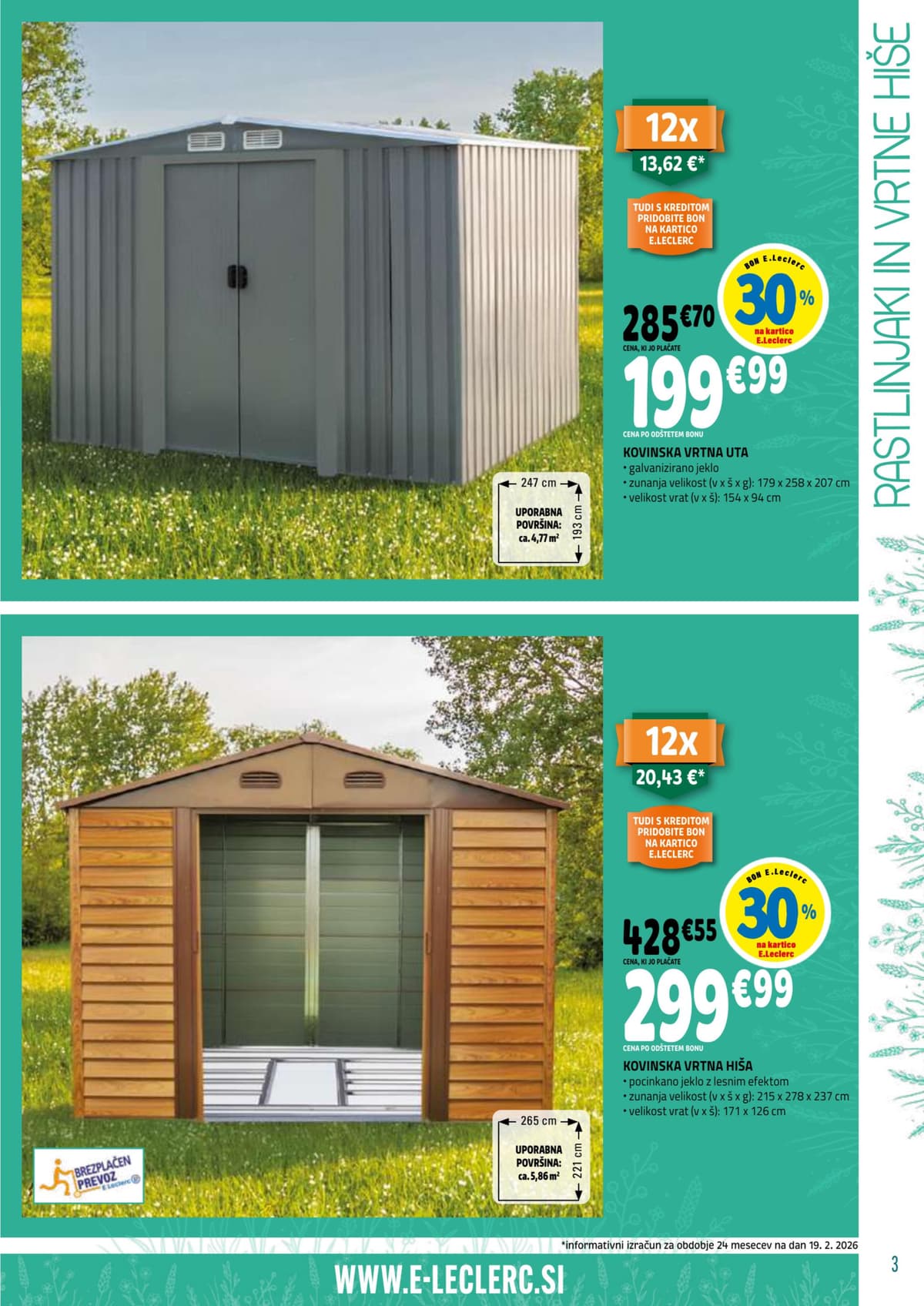 Stran 3. E.Leclerc kataloga - Vrt od 03.03.2026.