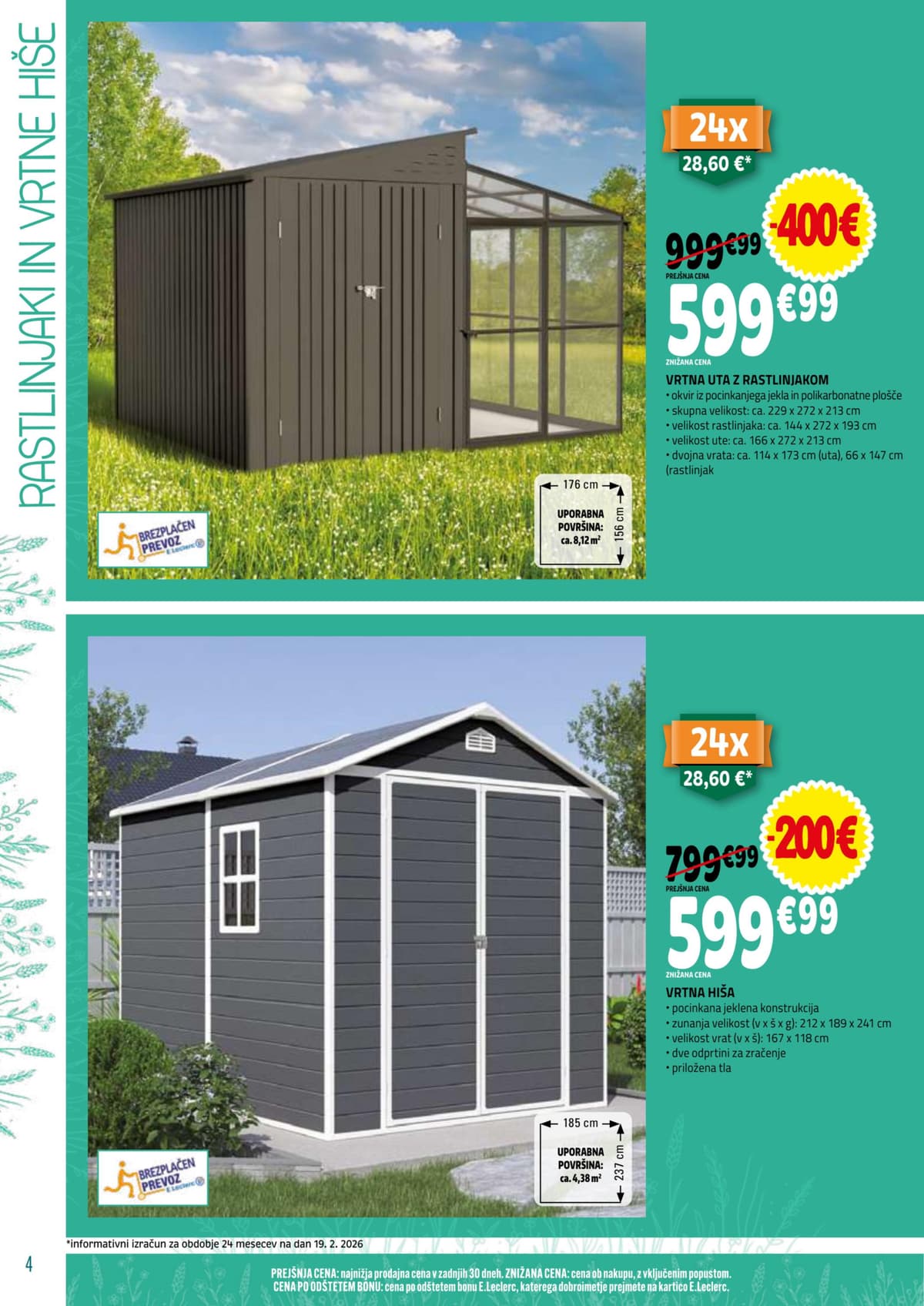 Stran 4. E.Leclerc kataloga - Vrt od 03.03.2026.