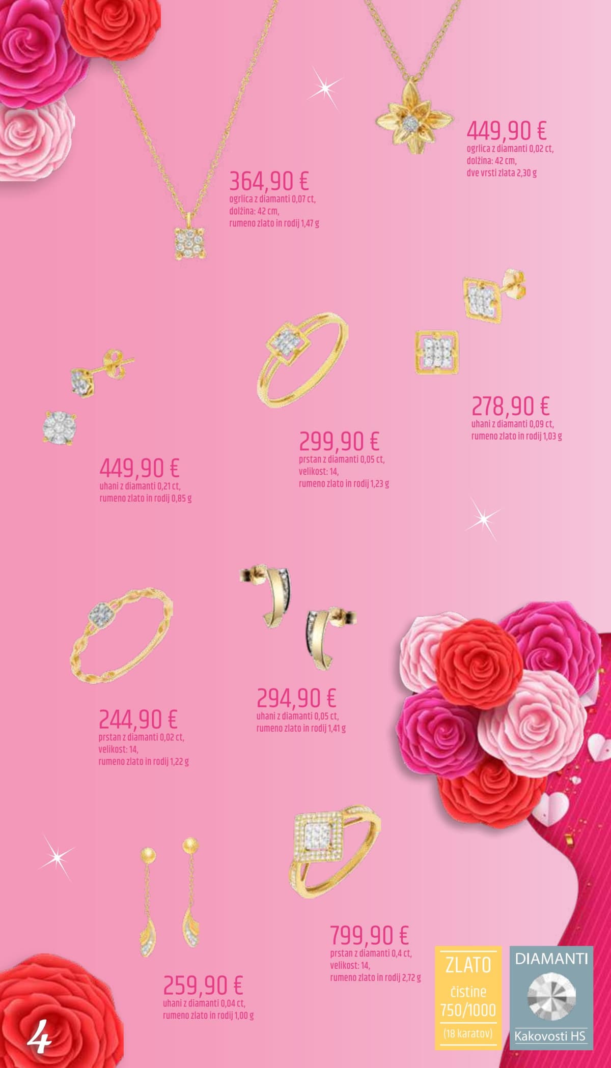 Stran 4. E.Leclerc kataloga - Zlatarna Ljubljana