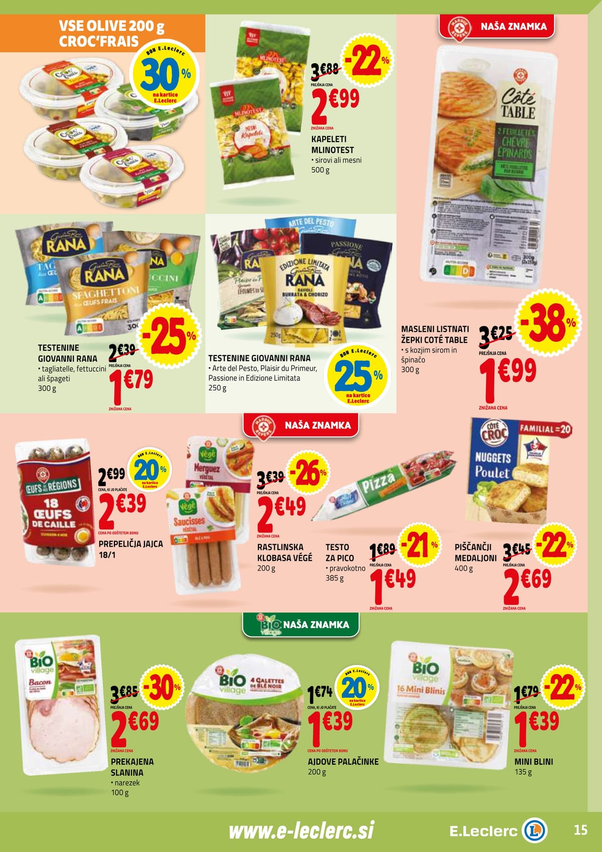 Stran 15. E.Leclerc kataloga - Ackijska Ponudba