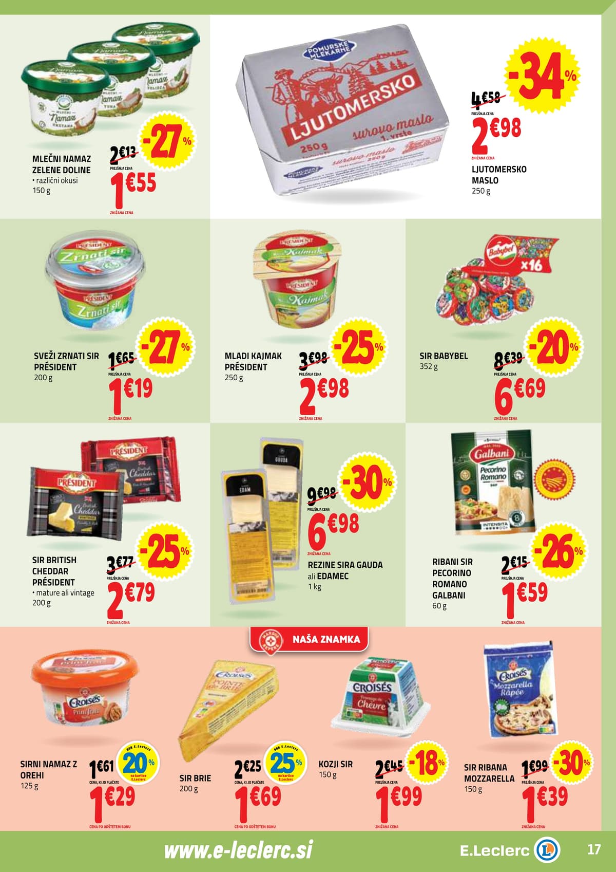 Stran 17. E.Leclerc kataloga - Ackijska Ponudba