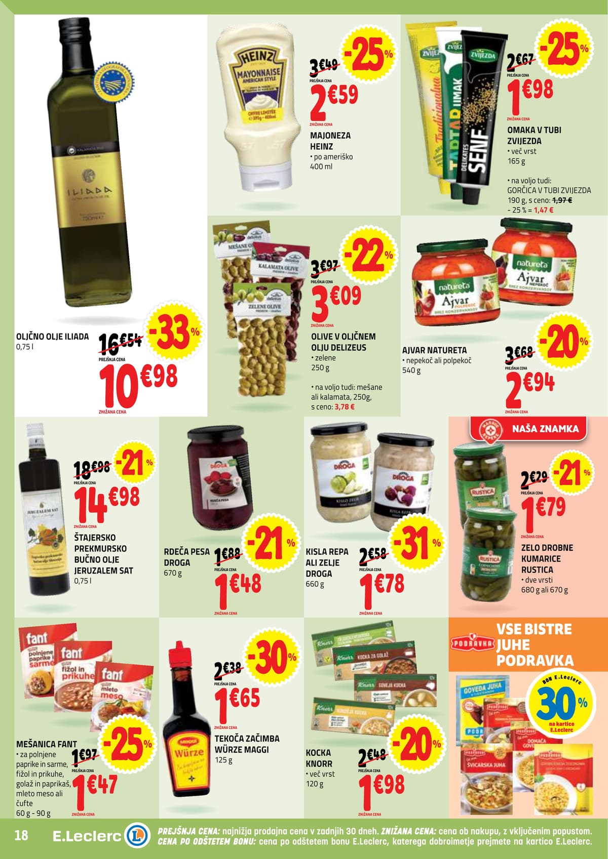 Stran 18. E.Leclerc kataloga - Ackijska Ponudba