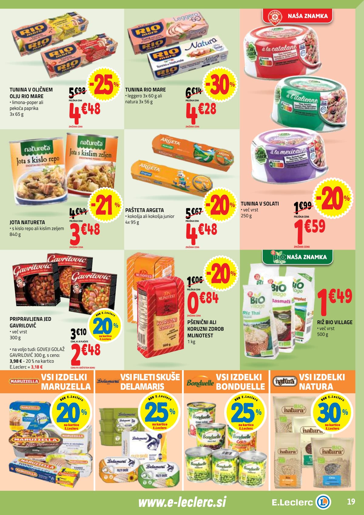 Stran 19. E.Leclerc kataloga - Ackijska Ponudba