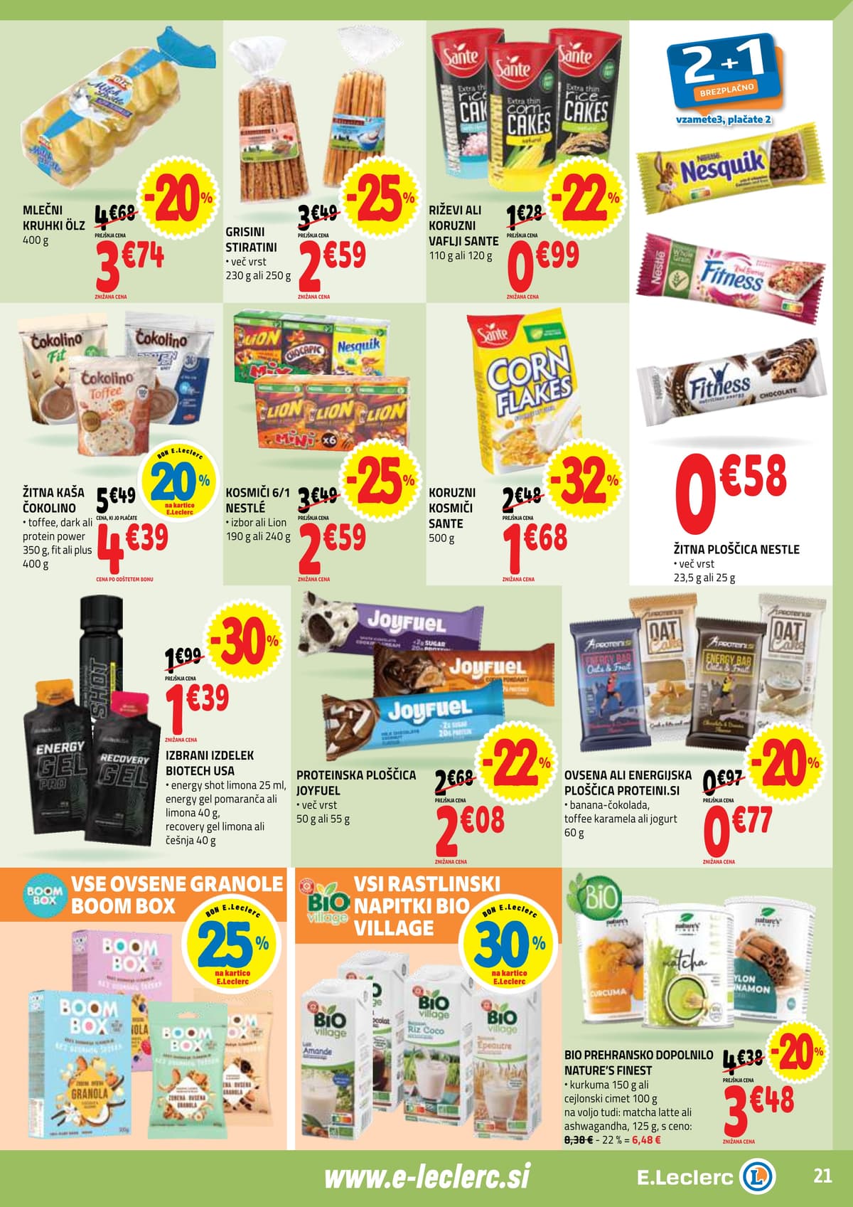 Stran 21. E.Leclerc kataloga - Ackijska Ponudba