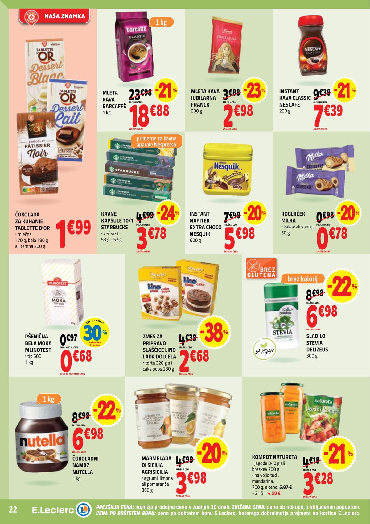 Stran 22. E.Leclerc kataloga - Ackijska Ponudba