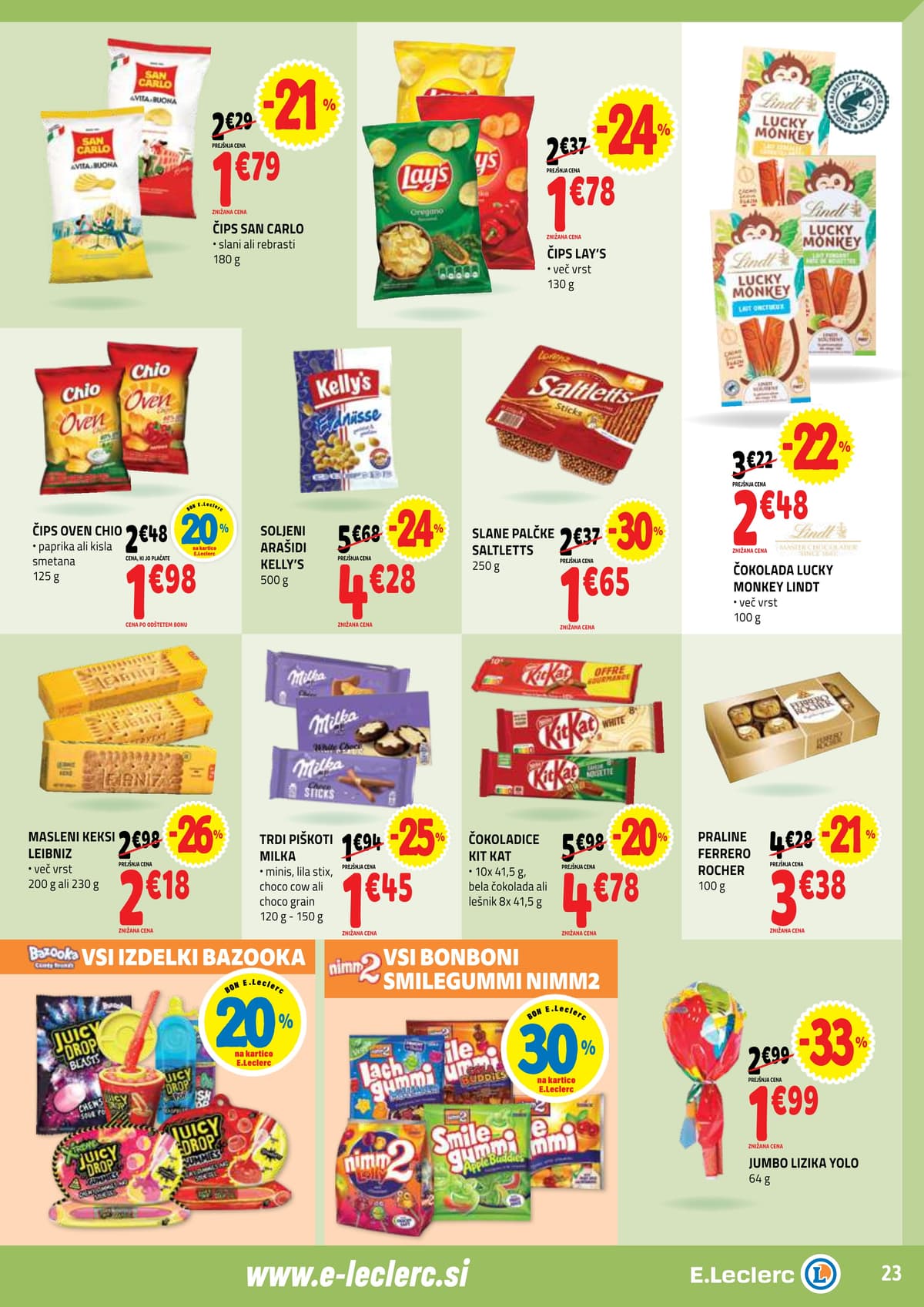 Stran 23. E.Leclerc kataloga - Ackijska Ponudba