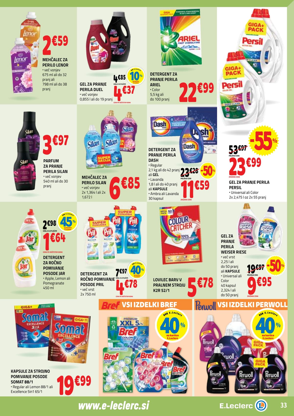 Stran 33. E.Leclerc kataloga - Ackijska Ponudba